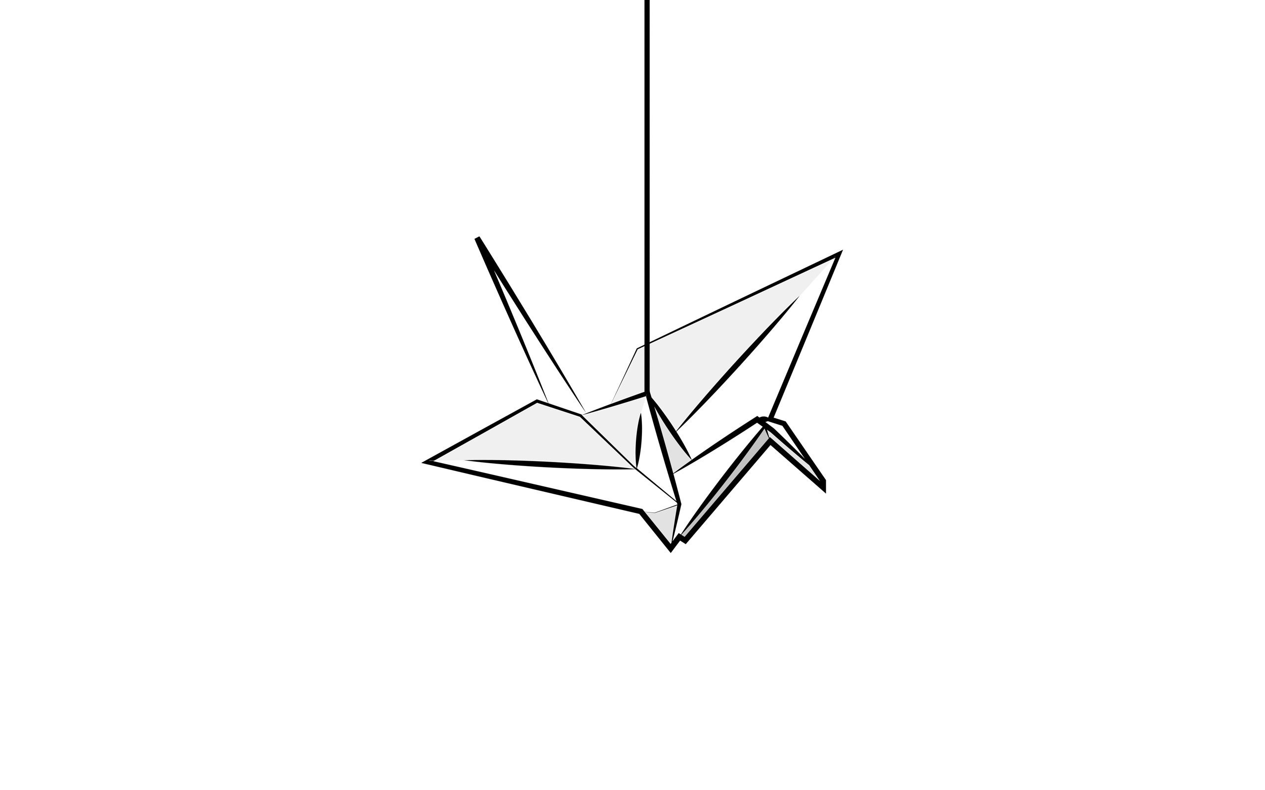 77501 скачать картинку вектор, птица, бумага, оригами, поделка - обои и заставки бесплатно