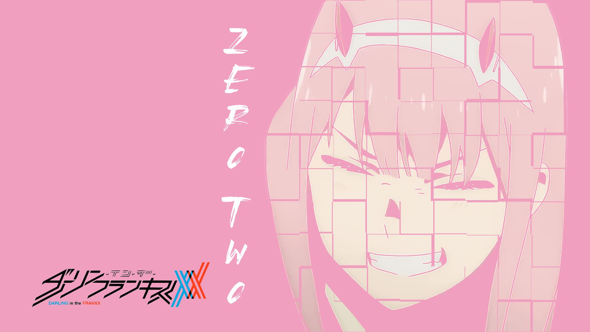 Скачать обои бесплатно Аниме, Пинк, Милый Во Франксе, Zero Two (Дорогая В Franxx) картинка на рабочий стол ПК