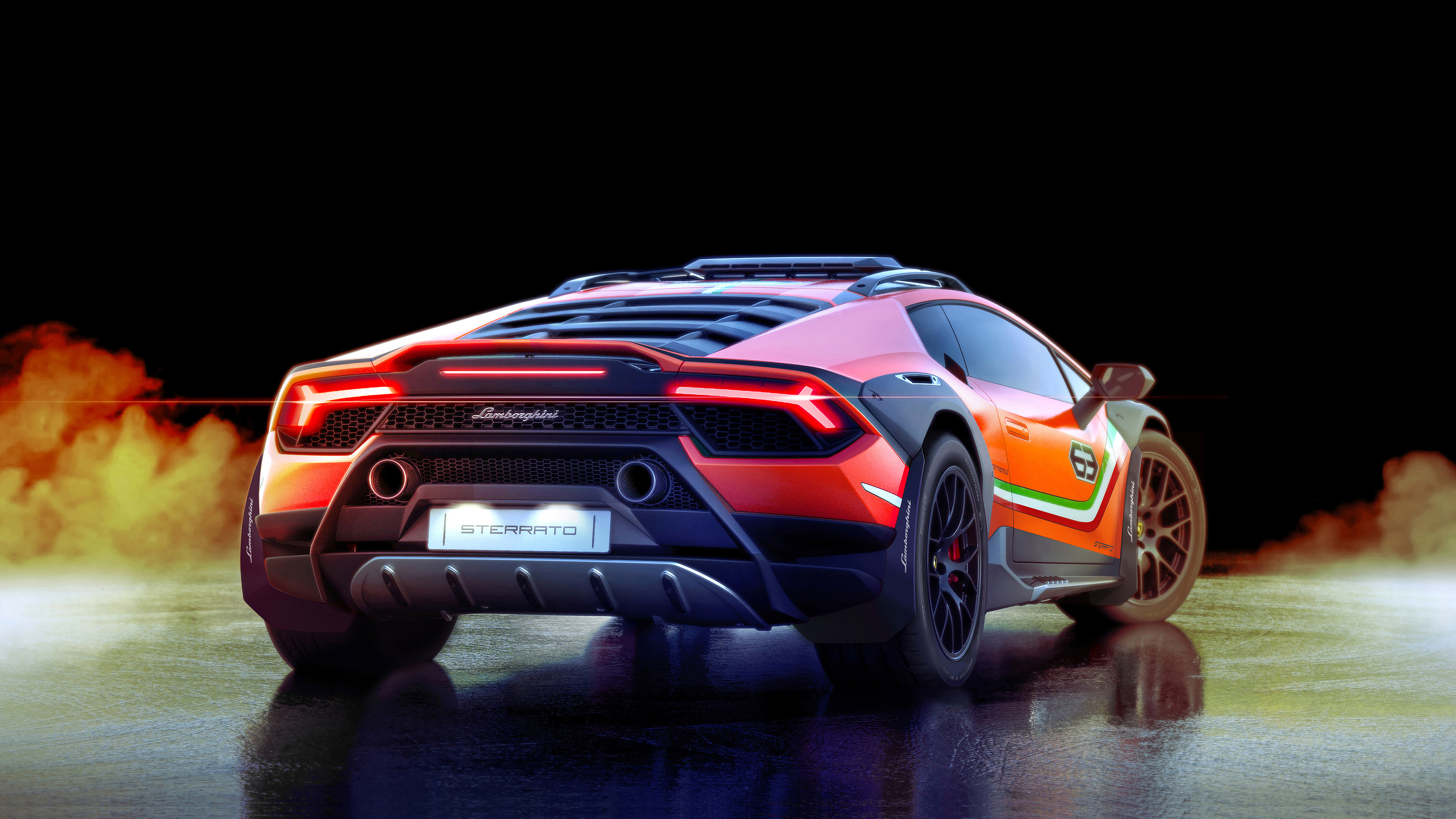 Handy-Wallpaper Lamborghini, Autos, Konzeptauto, Supersportwagen, Fahrzeuge, Lamborghini Huracán Sterrato kostenlos herunterladen.