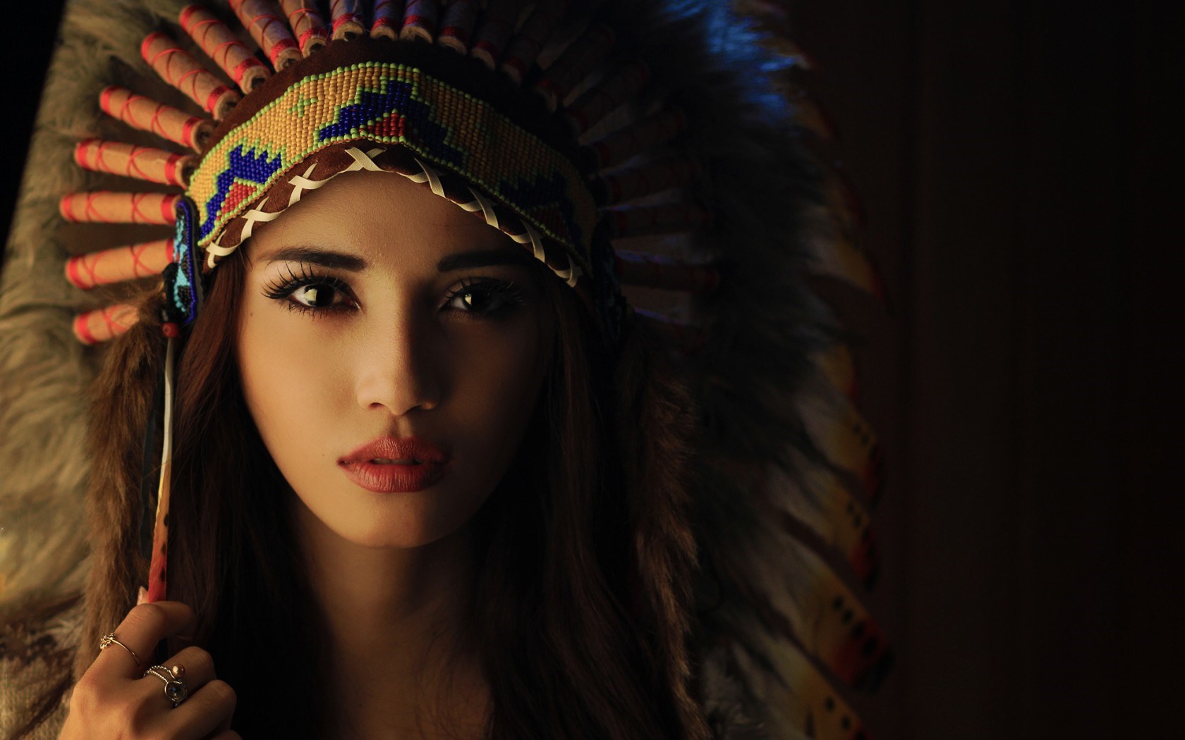 Download mobile wallpaper Women, Cosplay, Native American for free.