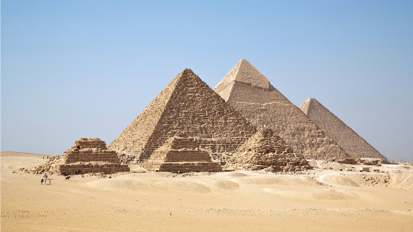 Baixar papel de parede para celular de Areia, Deserto, Egito, Pirâmide, Feito Pelo Homem gratuito.