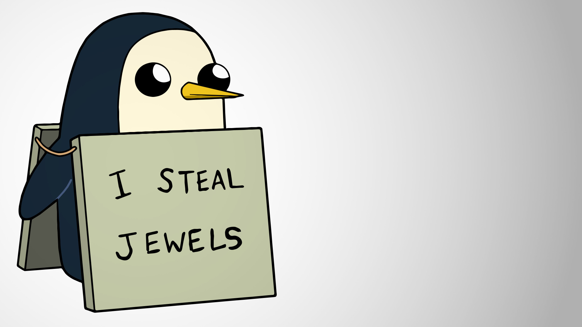 Download mobile wallpaper Cartoon, Tv Show, Adventure Time, Gunter (Adventure Time) for free.