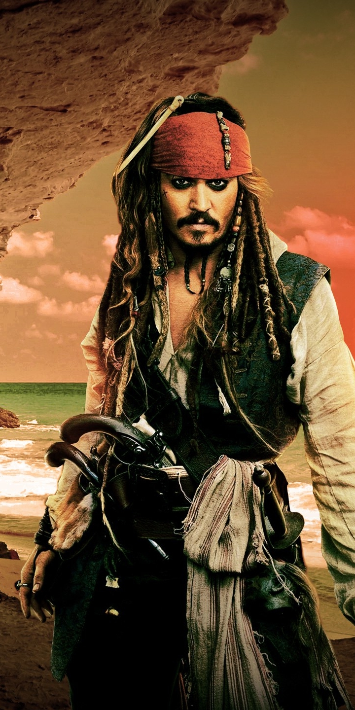 Скачати мобільні шпалери Пірати Карибського Моря, Джонні Депп, Фільм, Пірат, Джек Горобець безкоштовно.
