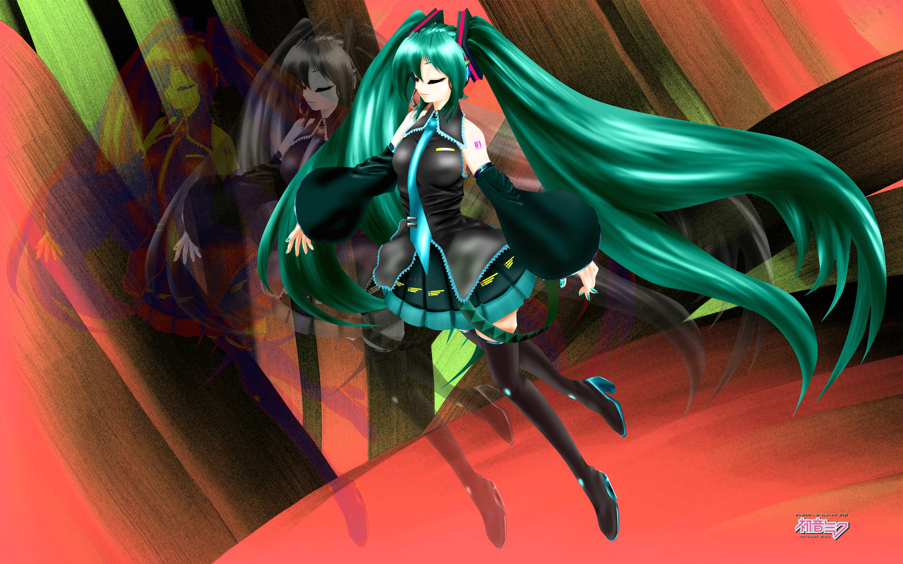 Laden Sie das Vocaloid, Hatsune Miku, Animes-Bild kostenlos auf Ihren PC-Desktop herunter