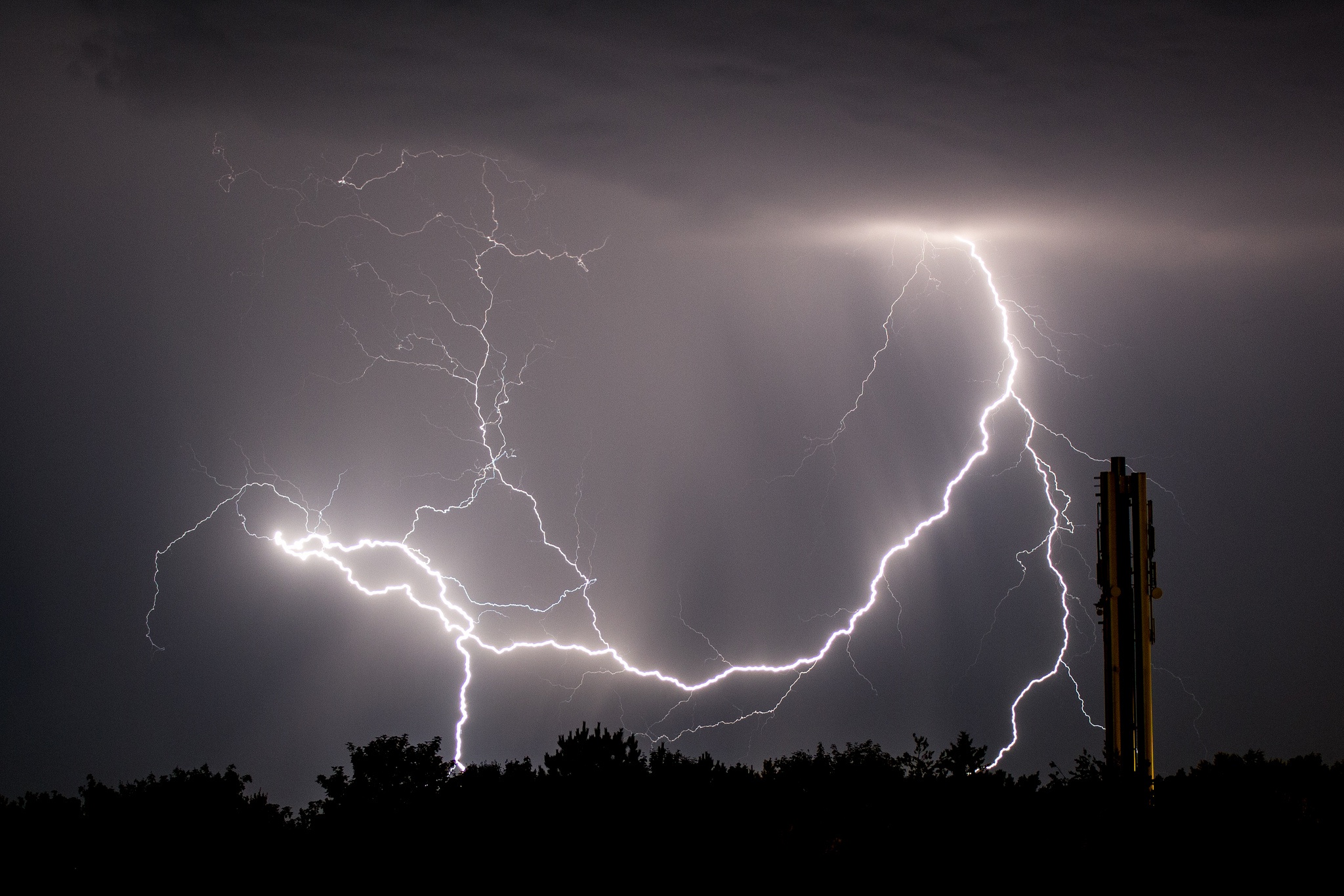 Laden Sie das Blitz, Fotografie, Nacht, Himmel-Bild kostenlos auf Ihren PC-Desktop herunter