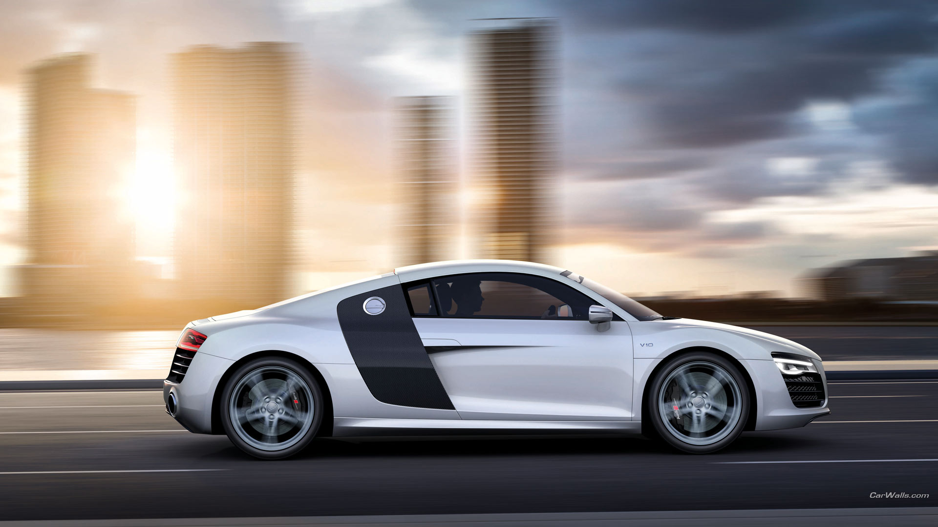 Download mobile wallpaper White Car, Audi R8, Audi, Supercar, Vehicles, Car for free.