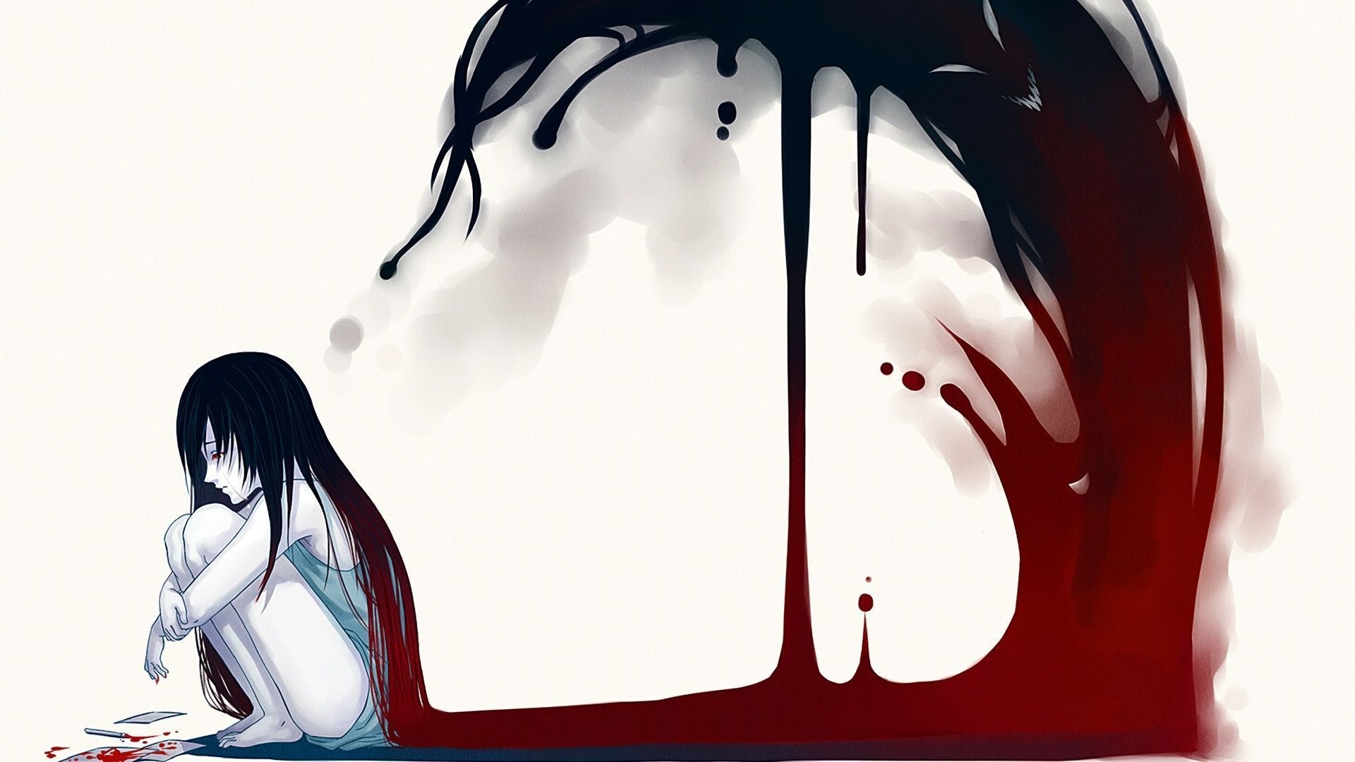 Free download wallpaper Anime, Blood, Original on your PC desktop