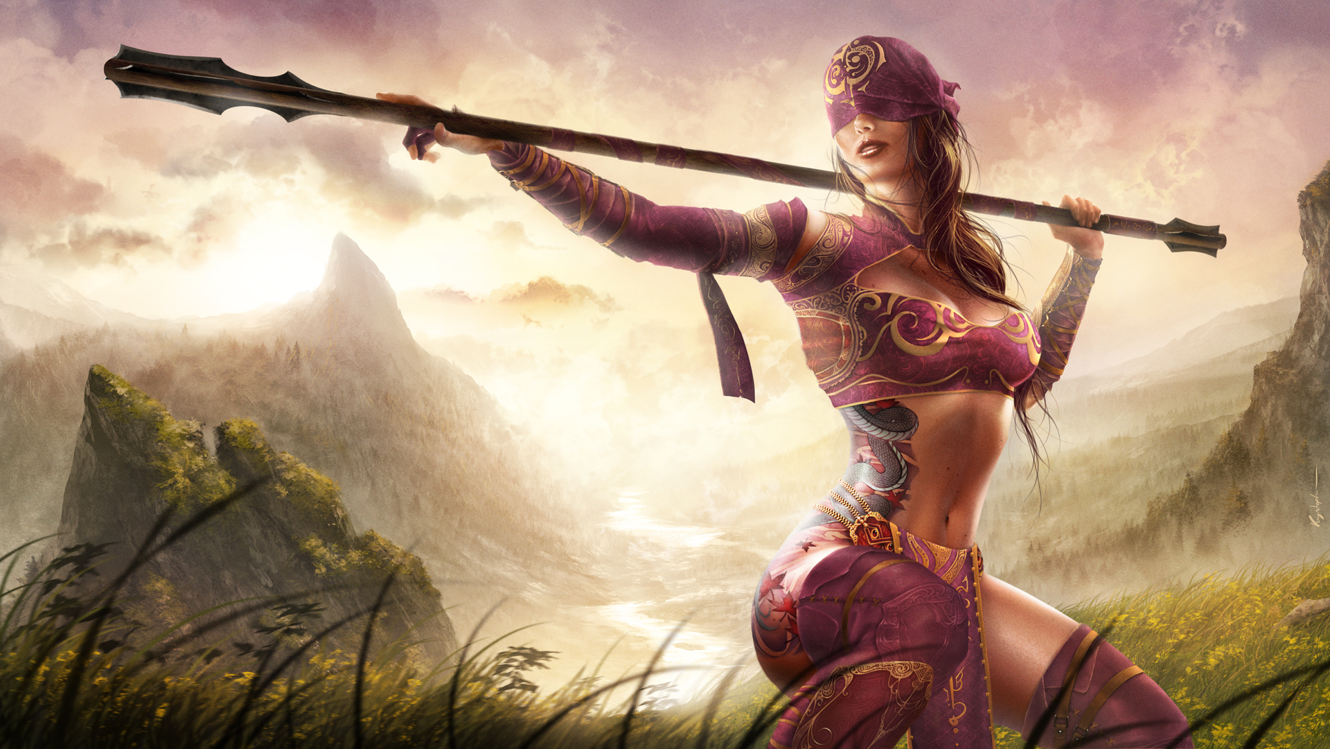 Free download wallpaper Fantasy, Women Warrior on your PC desktop