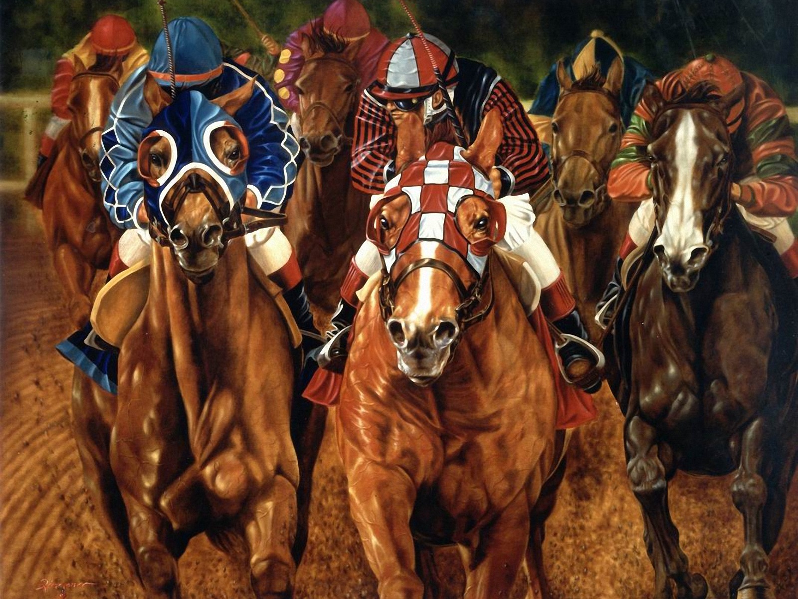 horse racing, sports, racing