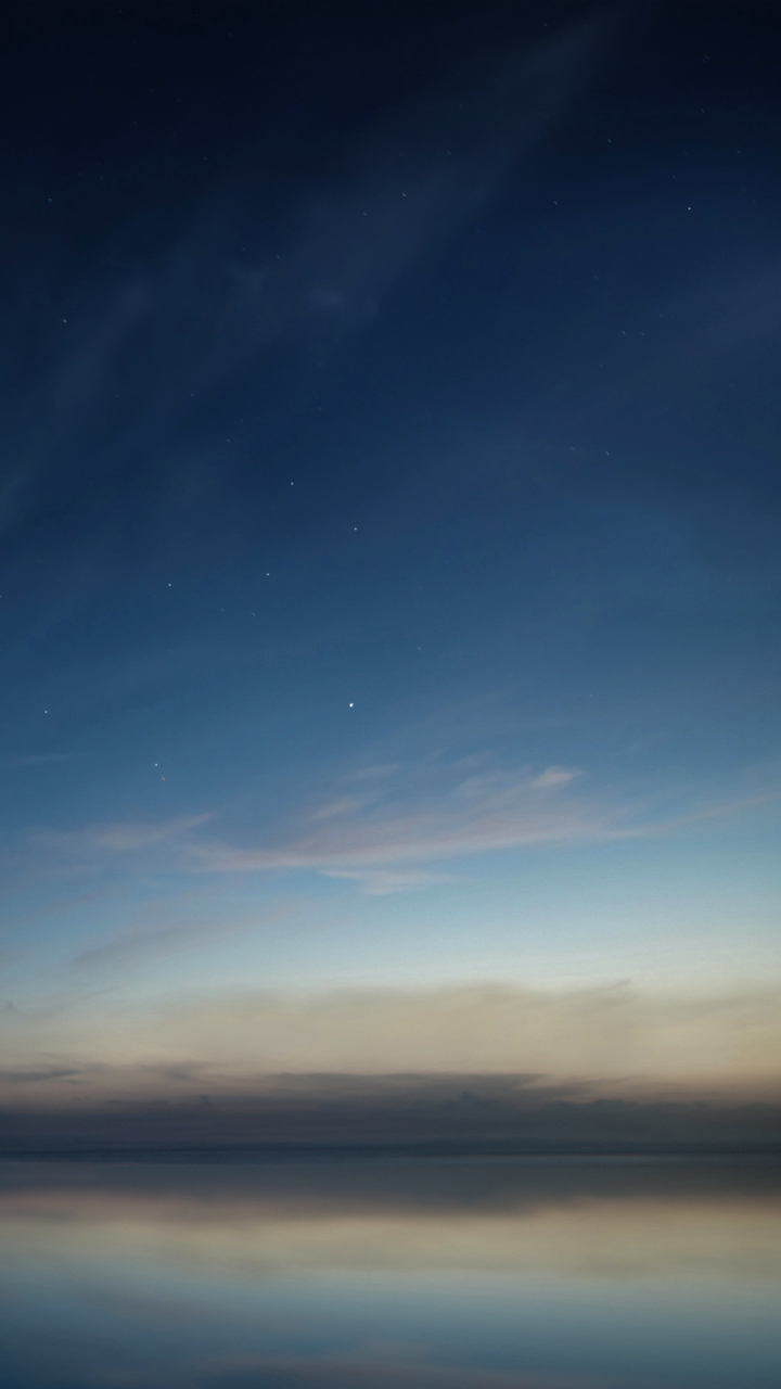 Baixar papel de parede para celular de Céu, Estrelas, Reflexão, Silhueta, Terra/natureza, Reflecção gratuito.