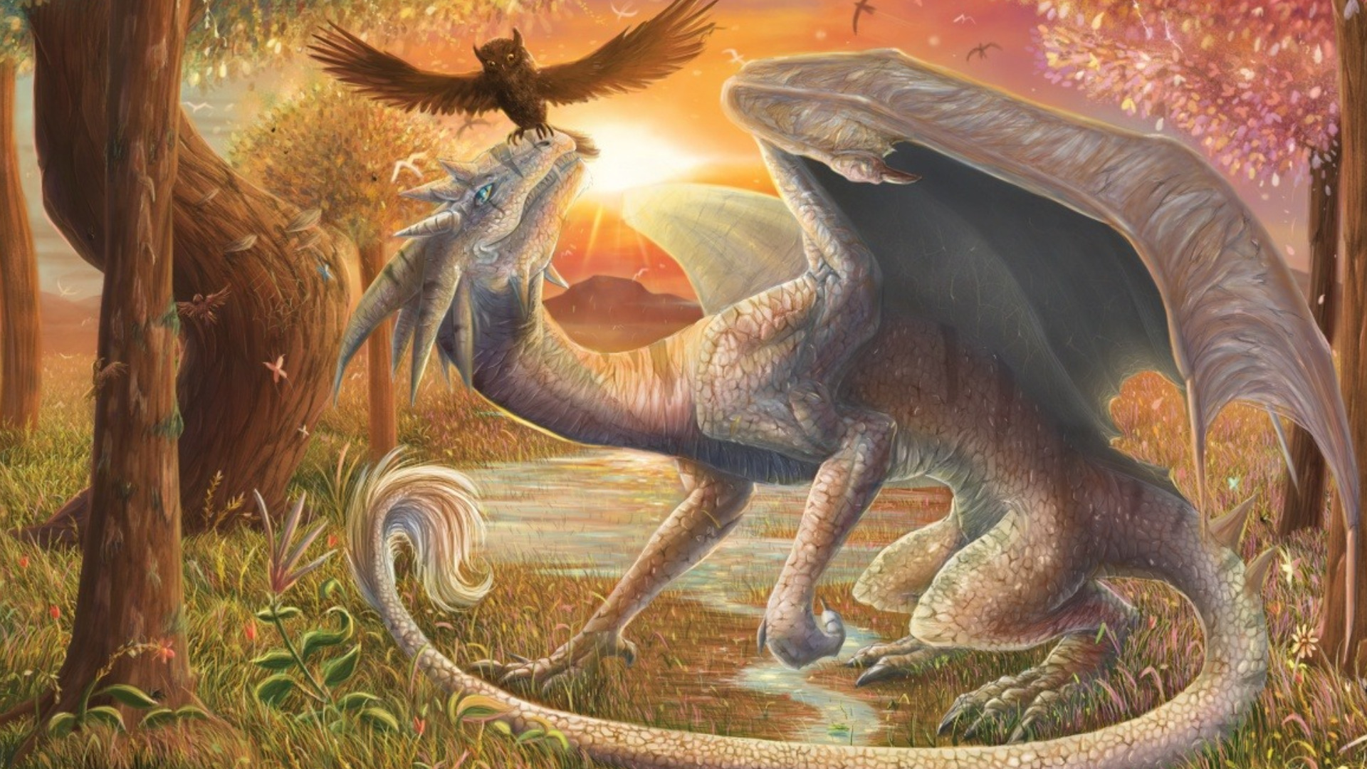 Free download wallpaper Fantasy, Dragon on your PC desktop