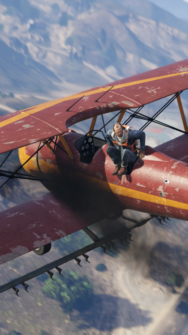 Download mobile wallpaper Airplane, Video Game, Grand Theft Auto, Grand Theft Auto V for free.