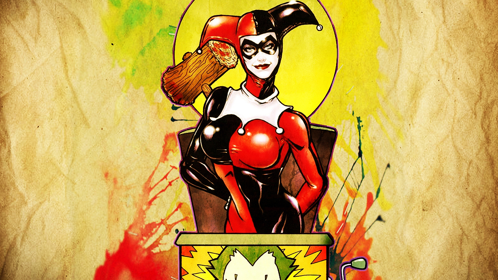 Handy-Wallpaper Comics, Harley Quinn kostenlos herunterladen.