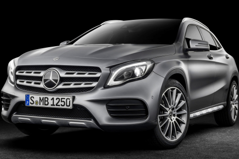 Download mobile wallpaper Suv, Mercedes Benz, Compact Car, Vehicles, Silver Car, Mercedes Benz Gla Class, Crossover Car for free.