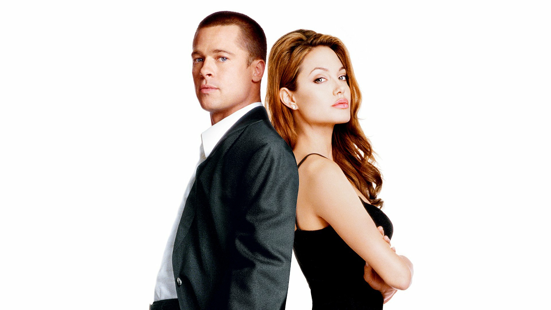 Download mobile wallpaper Angelina Jolie, Brad Pitt, Movie, Mr & Mrs Smith for free.