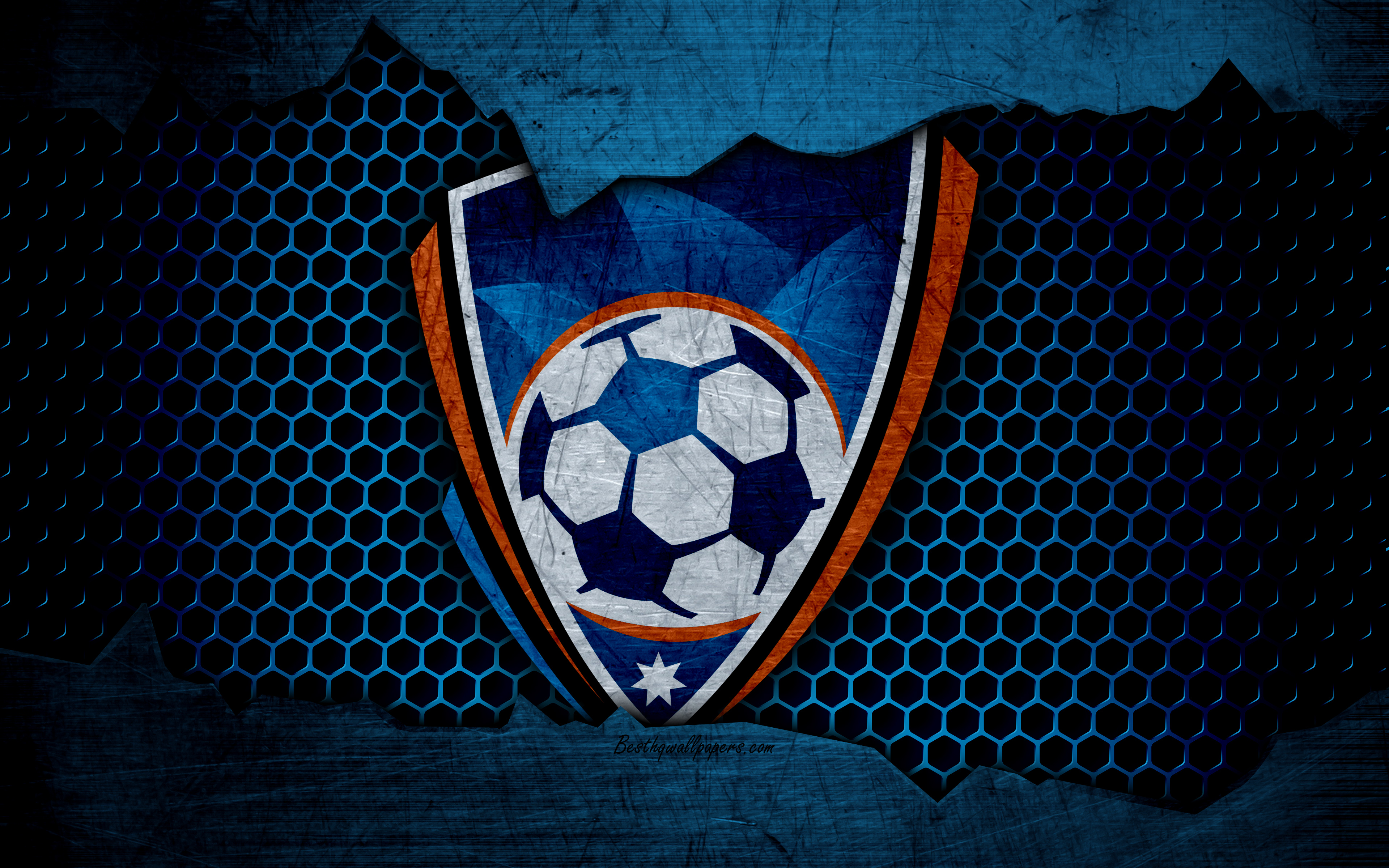 Download mobile wallpaper Sports, Logo, Emblem, Soccer, Sydney Fc for free.