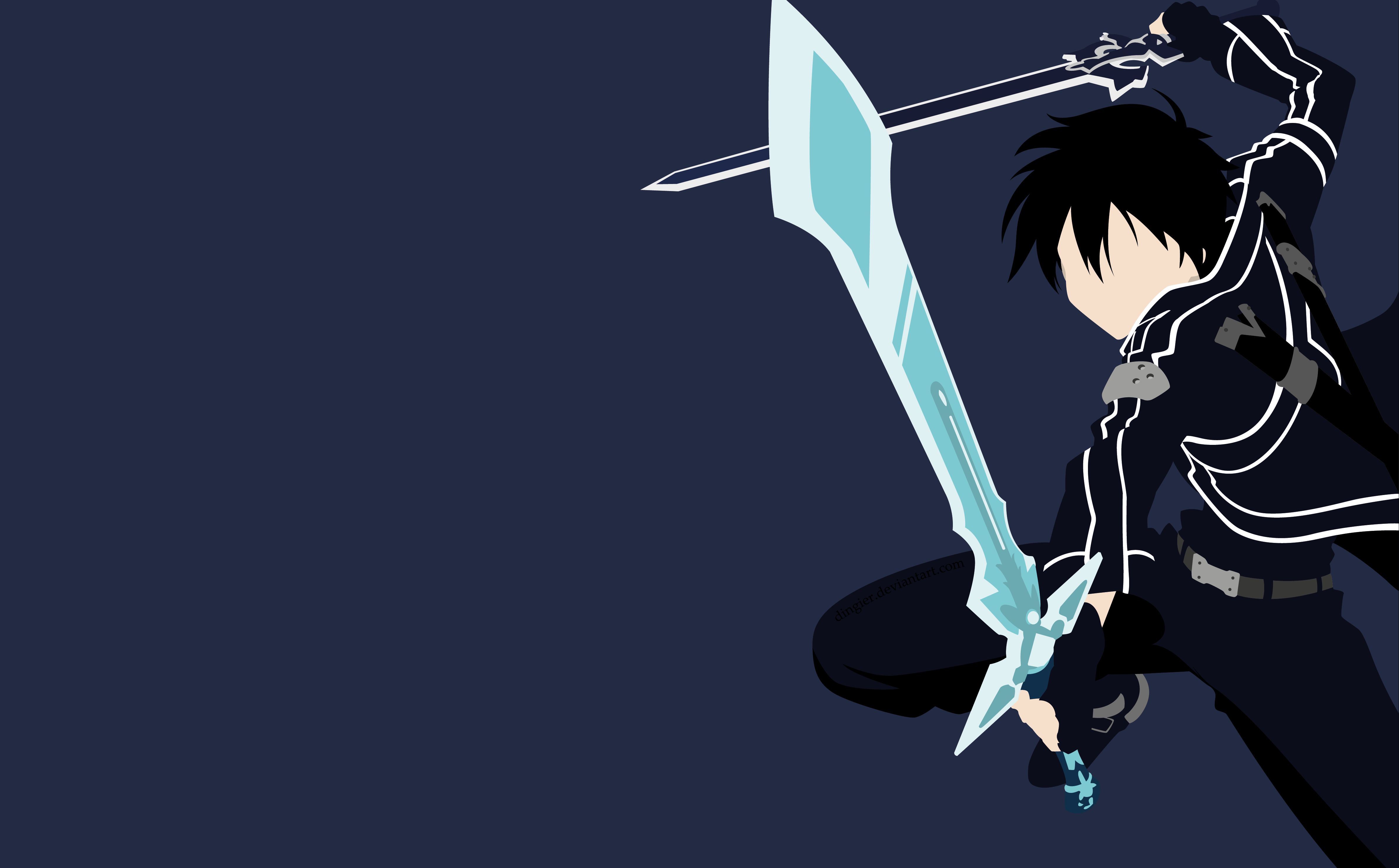 Baixar papel de parede para celular de Anime, Sword Art Online, Kirito (Sword Art Online), Kazuto Kirigaya gratuito.