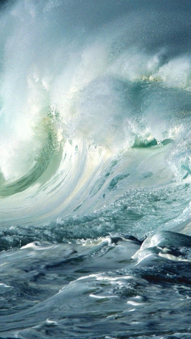 Download mobile wallpaper Earth, Foam, Wave for free.