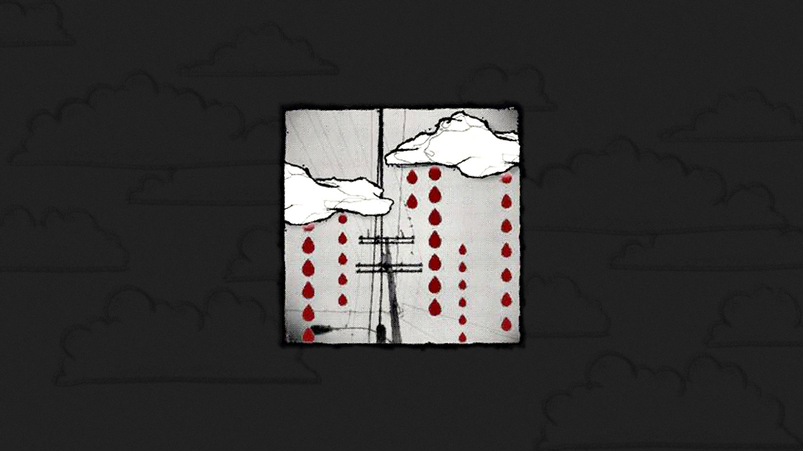 Скачать обои бесплатно Дождь, Облако, Чёрный, Художественные картинка на рабочий стол ПК