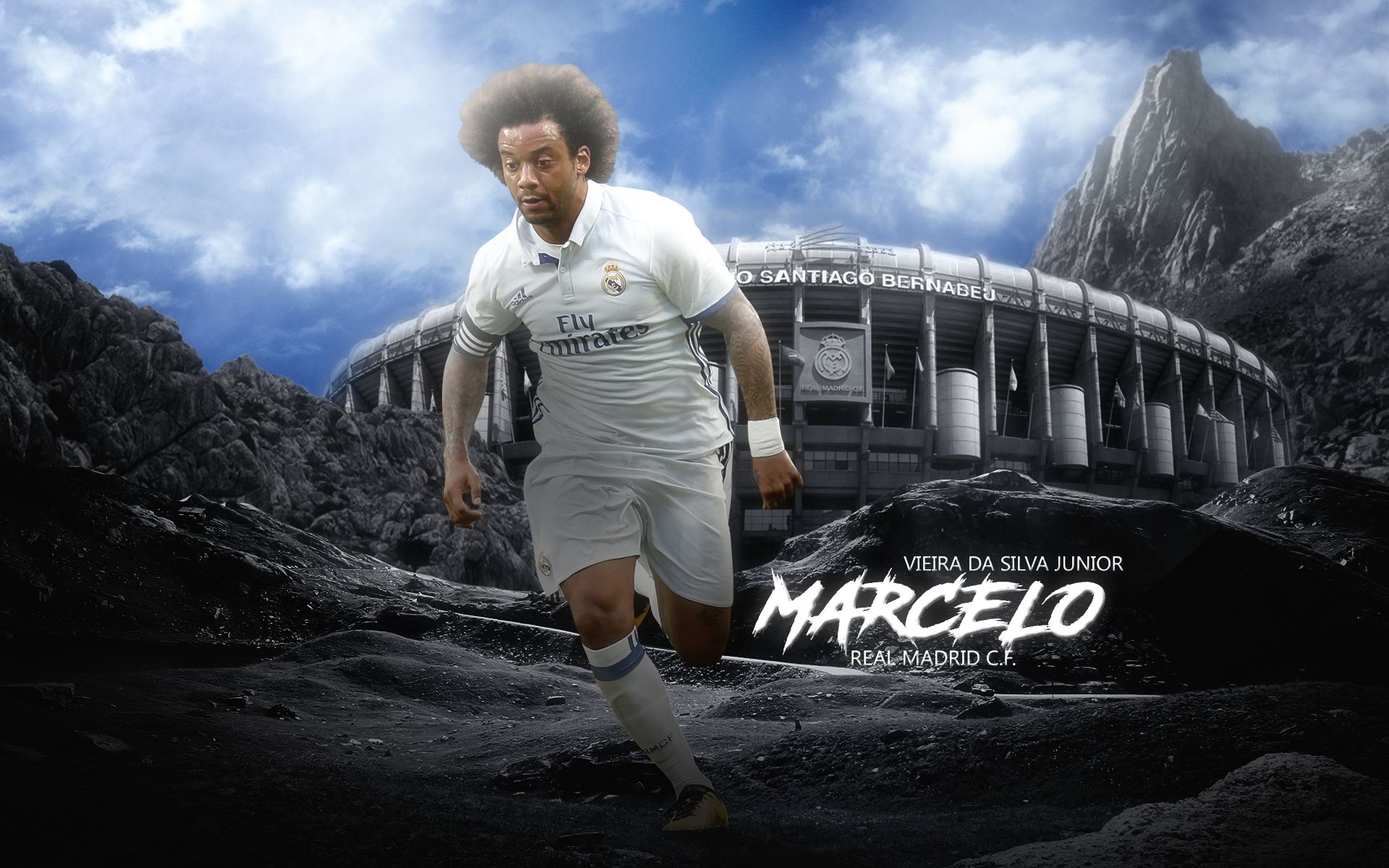Descarga gratuita de fondo de pantalla para móvil de Fútbol, Deporte, Real Madrid C F, Marcelo Vieira.