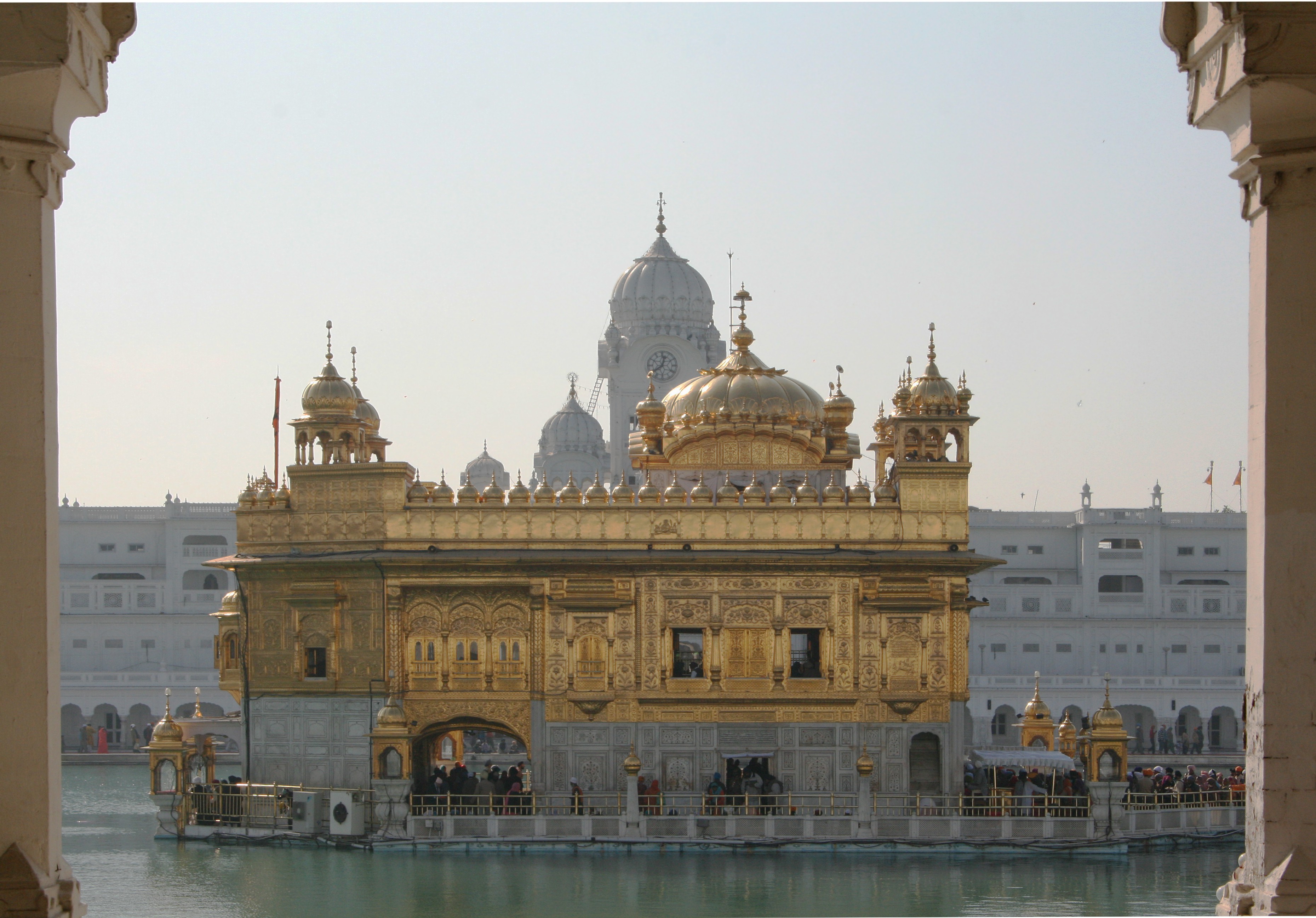 346249 Hintergrundbild herunterladen religiös, harmandir sahib, amritsar, indien, tempel - Bildschirmschoner und Bilder kostenlos