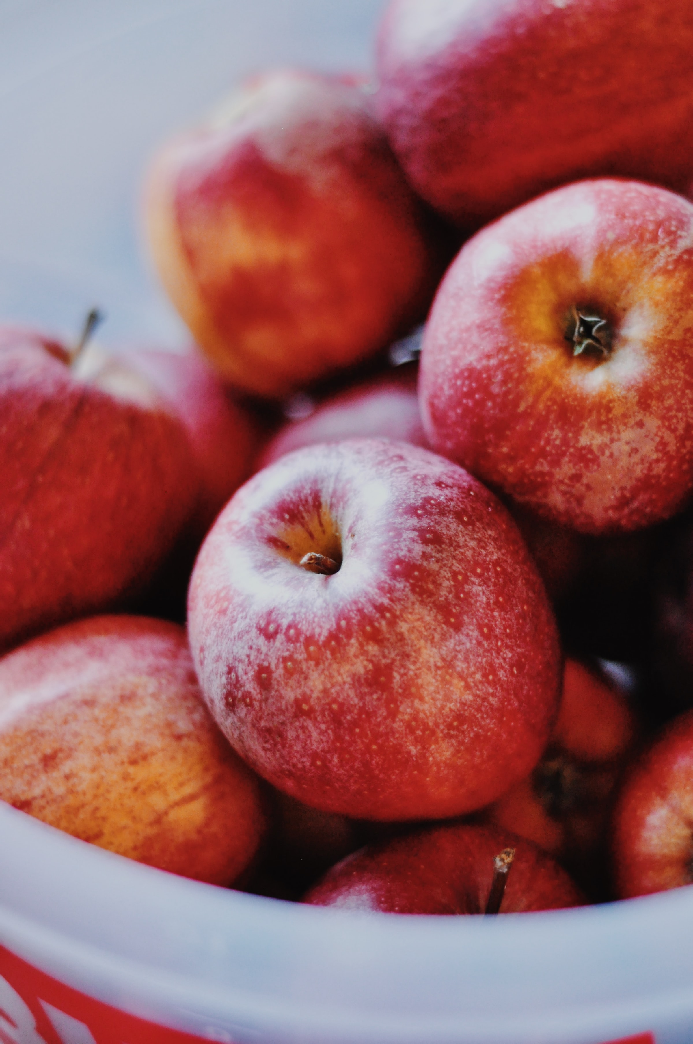 154474 завантажити картинку яблука, фрукти, їжа, червоний - шпалери і заставки безкоштовно