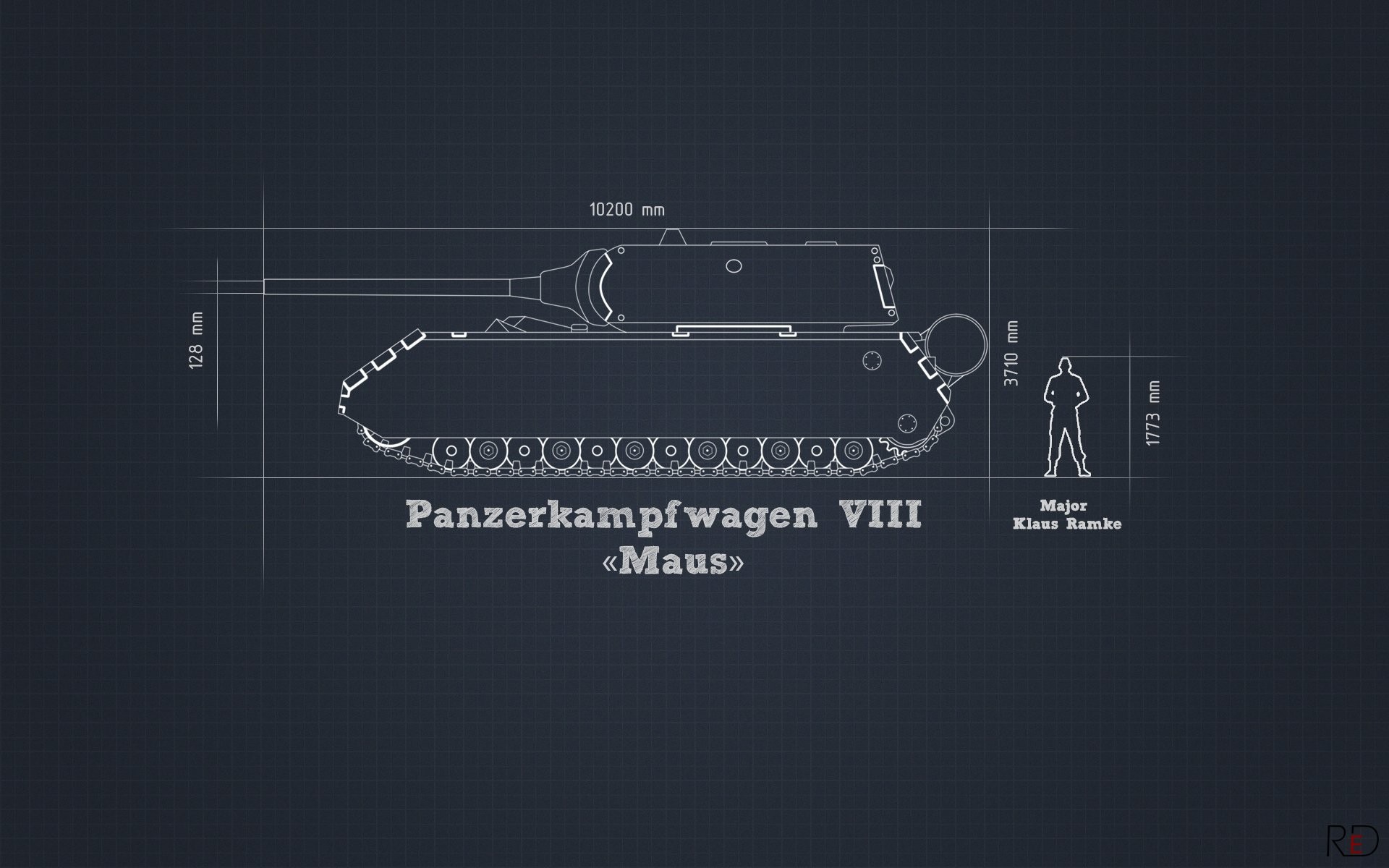 Download mobile wallpaper Military, Tank, Minimalist, Schematic for free.