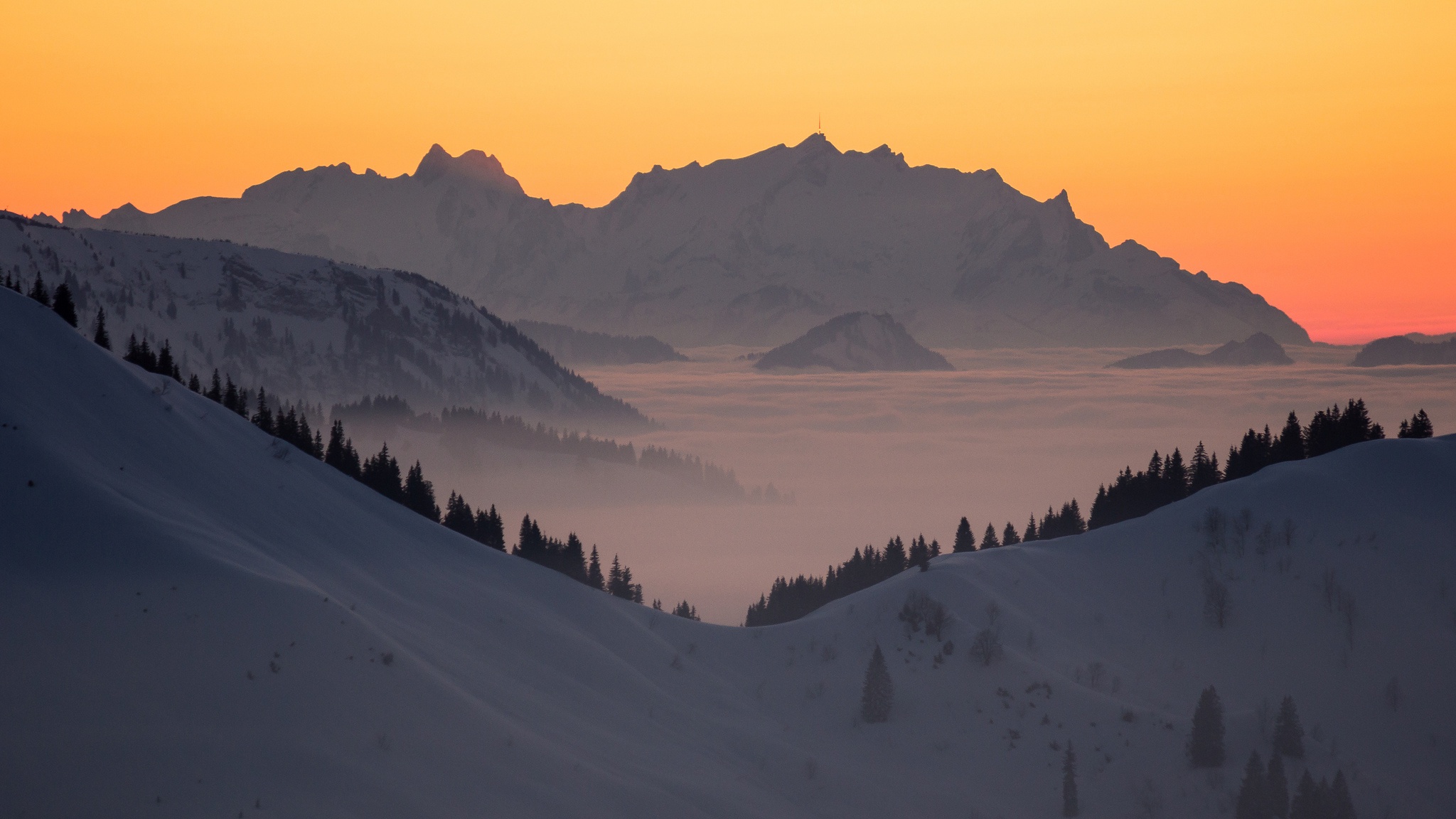 Free download wallpaper Mountains, Snow, Dawn, Mountain, Sunrise, Earth, Germany, Bavaria, Alps Mountain on your PC desktop