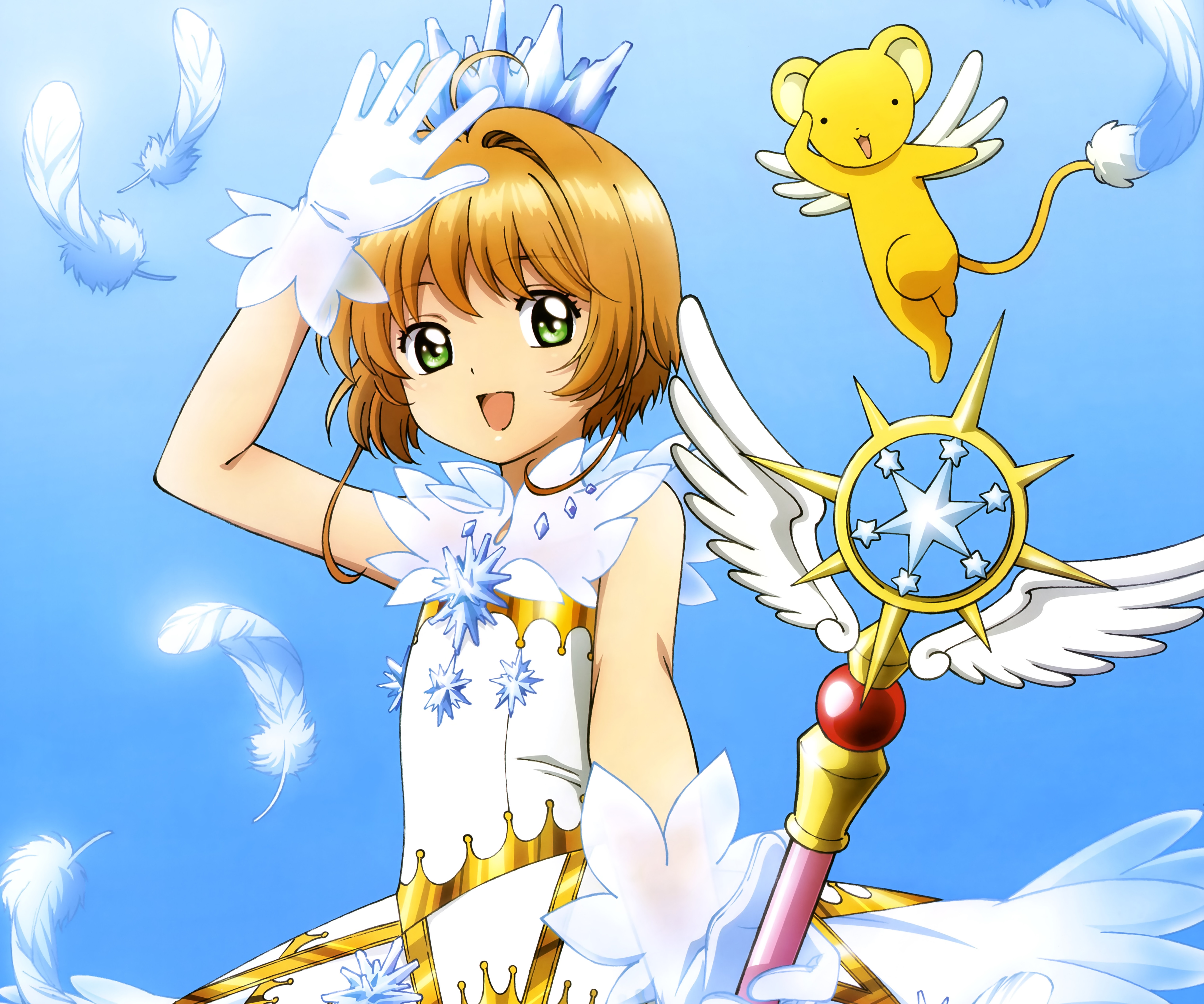 Téléchargez des papiers peints mobile Animé, Sakura Chasseuse De Cartes, Sakura Kinomoto, Keroberos (Card Captor Sakura) gratuitement.