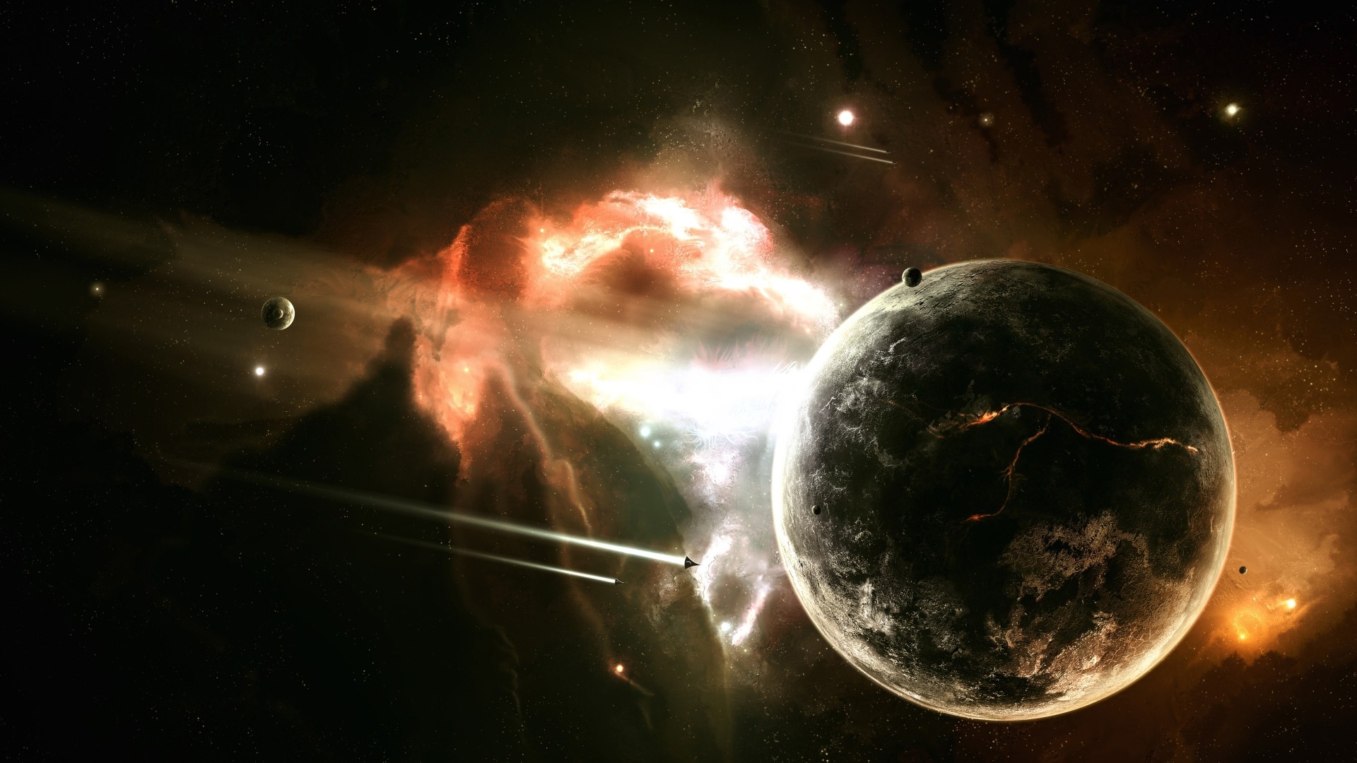 Free download wallpaper Planet, Sci Fi on your PC desktop