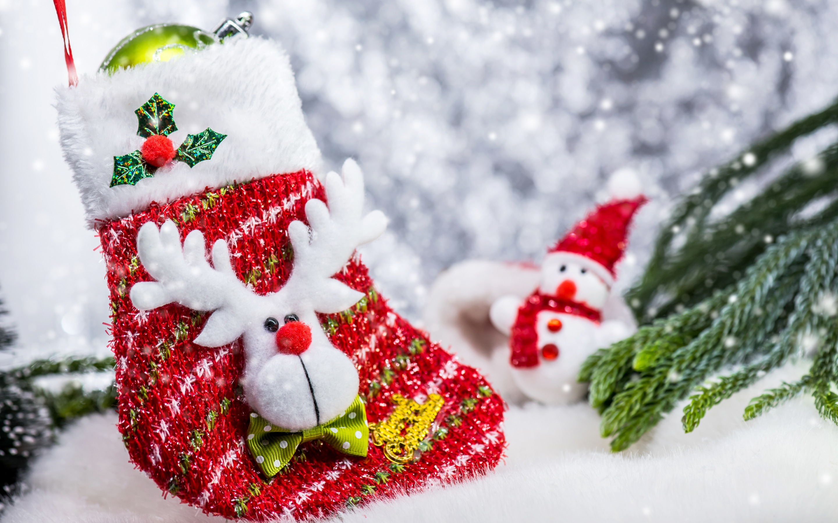 Free download wallpaper Christmas, Holiday, Decoration, Socks on your PC desktop