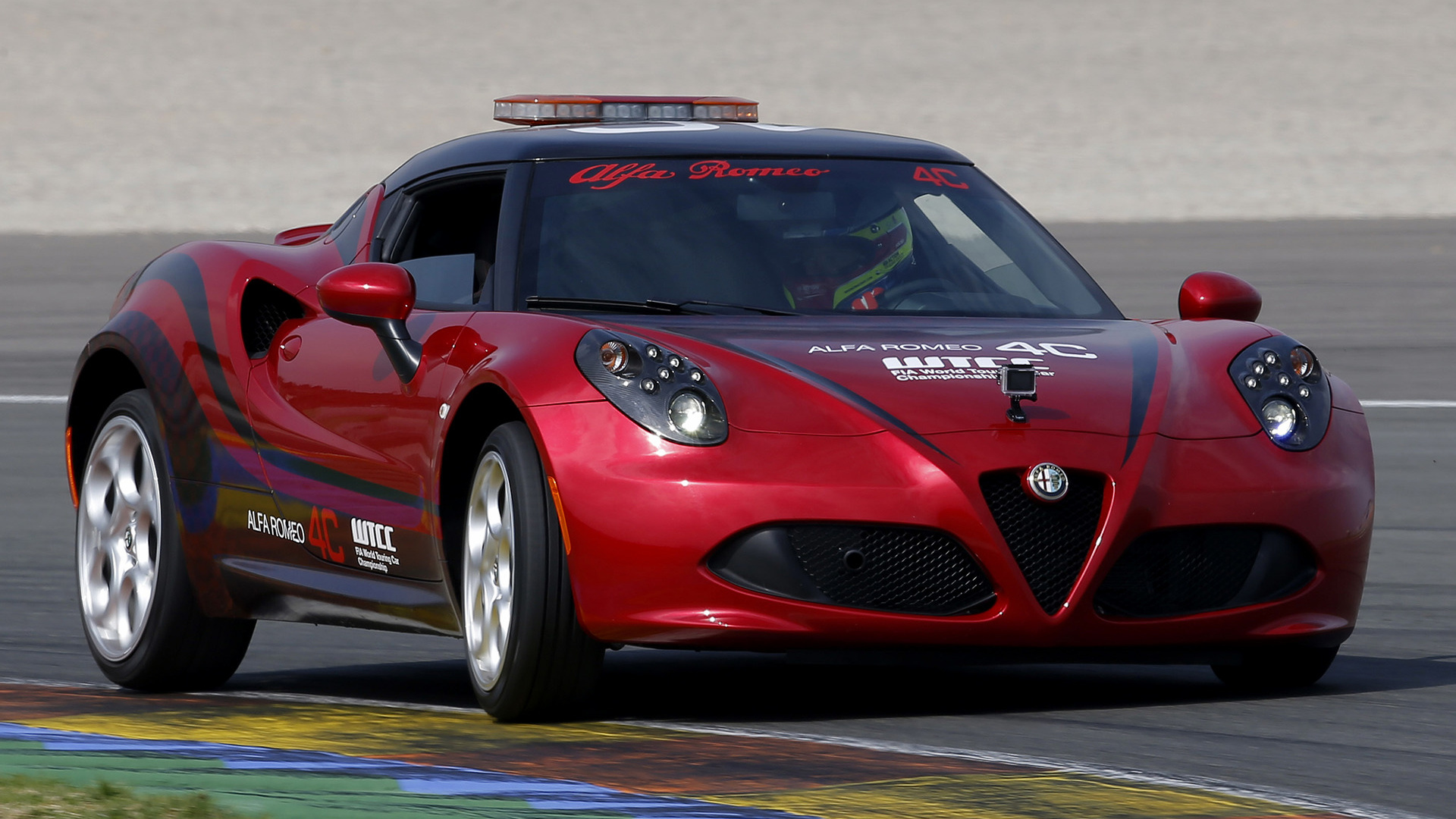 Завантажити шпалери Автомобіль Безпеки Alfa Romeo 4C Wtcc на телефон безкоштовно
