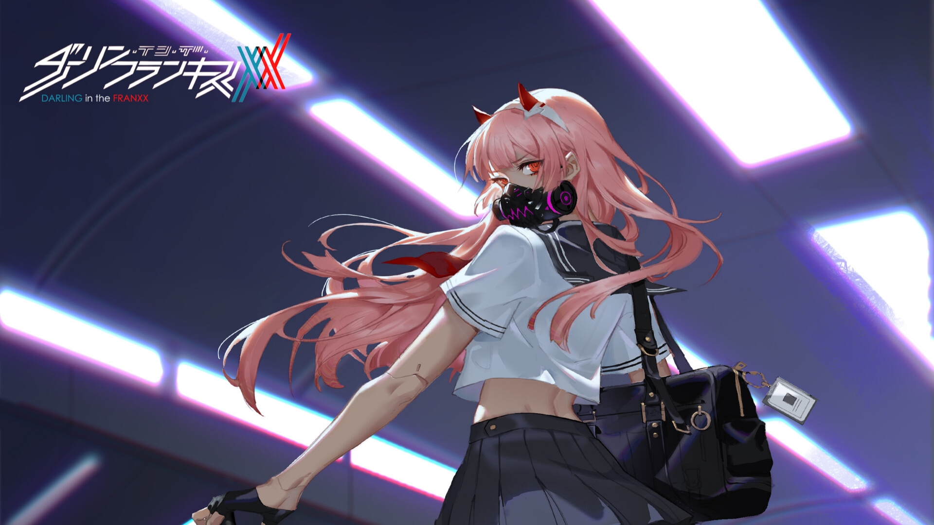 Handy-Wallpaper Animes, Darling In The Franxx, Zero Two (Liebling Im Franxx) kostenlos herunterladen.