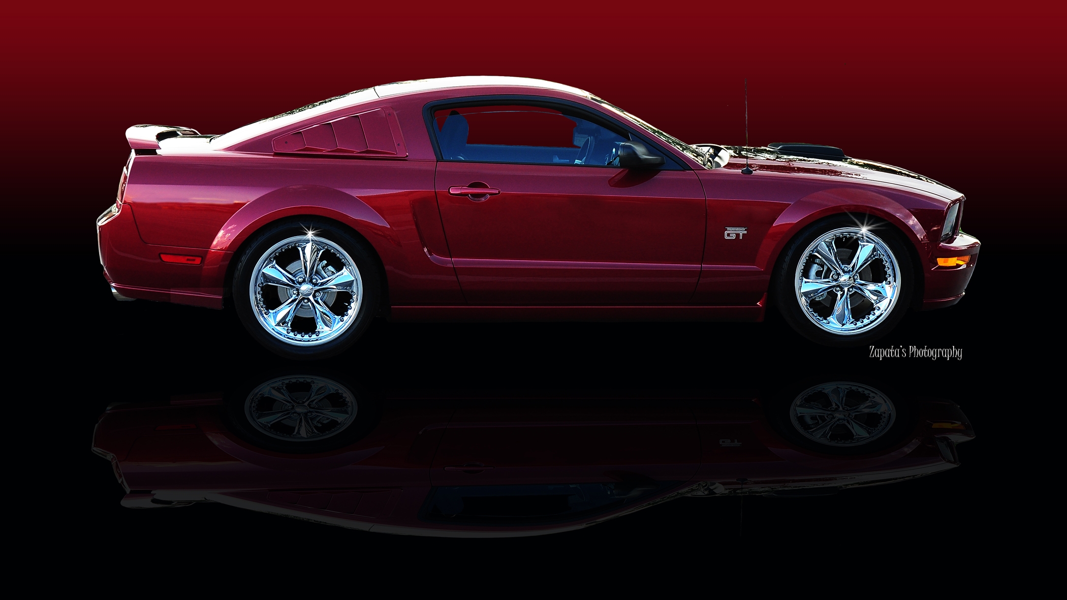 Descarga gratuita de fondo de pantalla para móvil de Ford Mustang Gt, Vado, Vehículos.