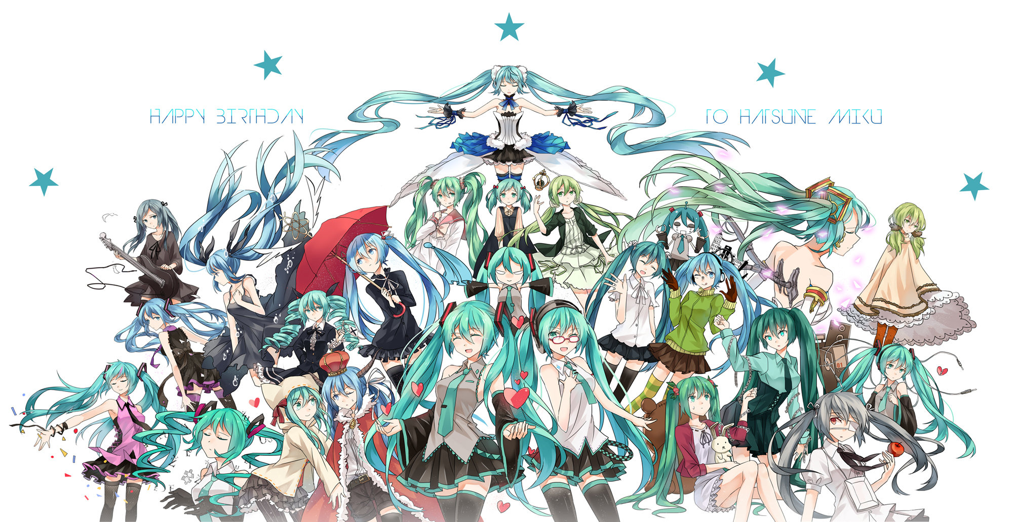 Download mobile wallpaper Anime, Vocaloid, Hatsune Miku, Matryoshka (Vocaloid) for free.