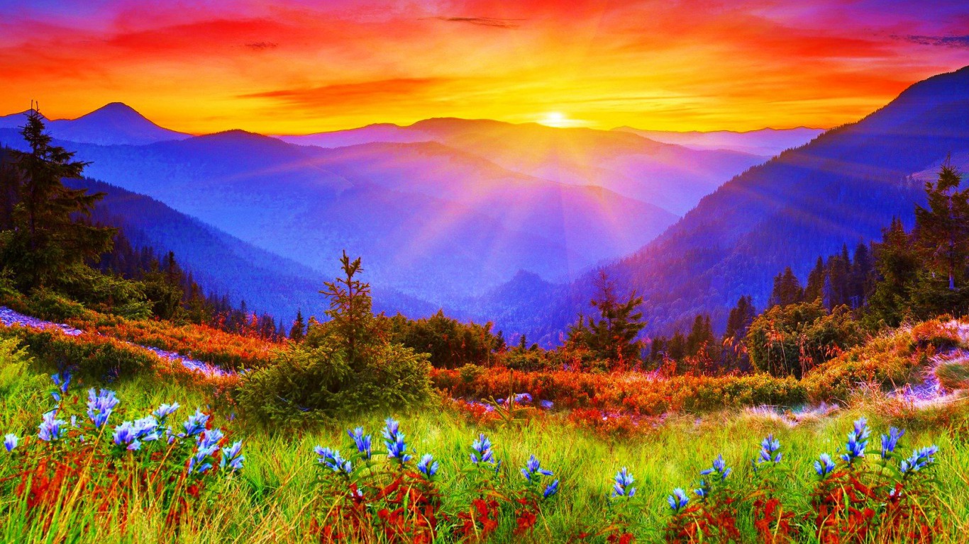 Free download wallpaper Landscape, Sunset, Earth on your PC desktop