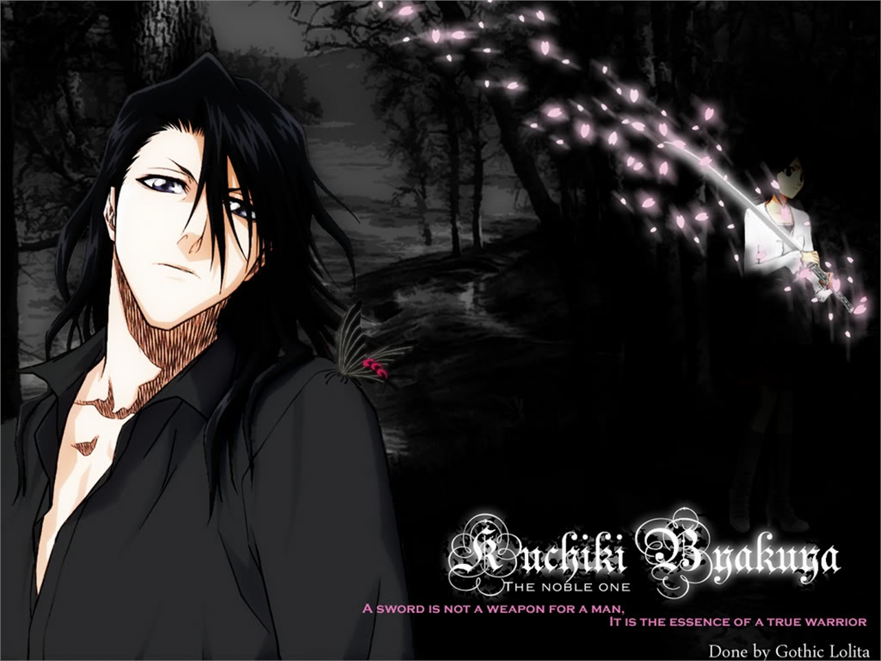 Free download wallpaper Anime, Bleach, Rukia Kuchiki, Byakuya Kuchiki on your PC desktop