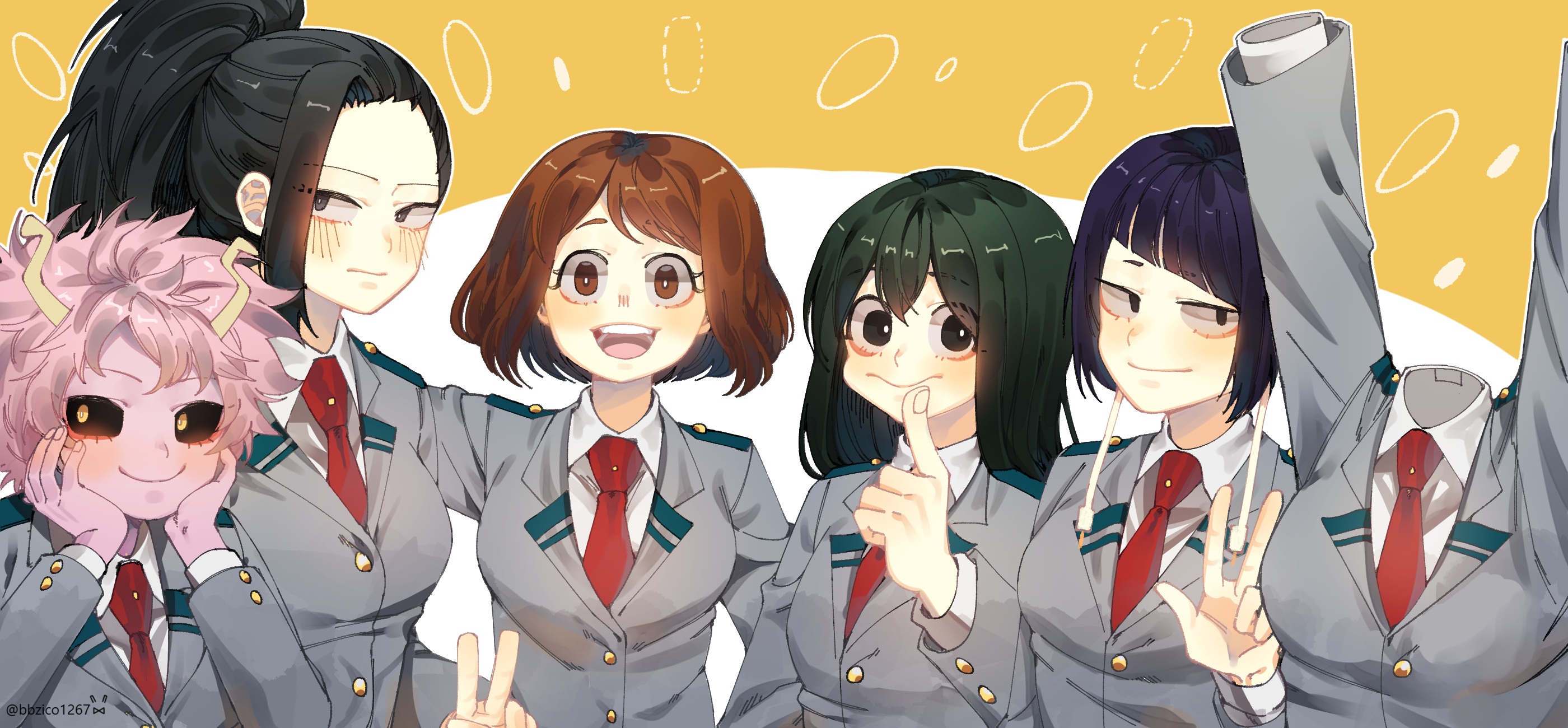 Free download wallpaper Anime, My Hero Academia, Ochaco Uraraka, Mina Ashido, Momo Yaoyorozu, Kyōka Jirō, Tsuyu Asui, Toru Hagakure on your PC desktop