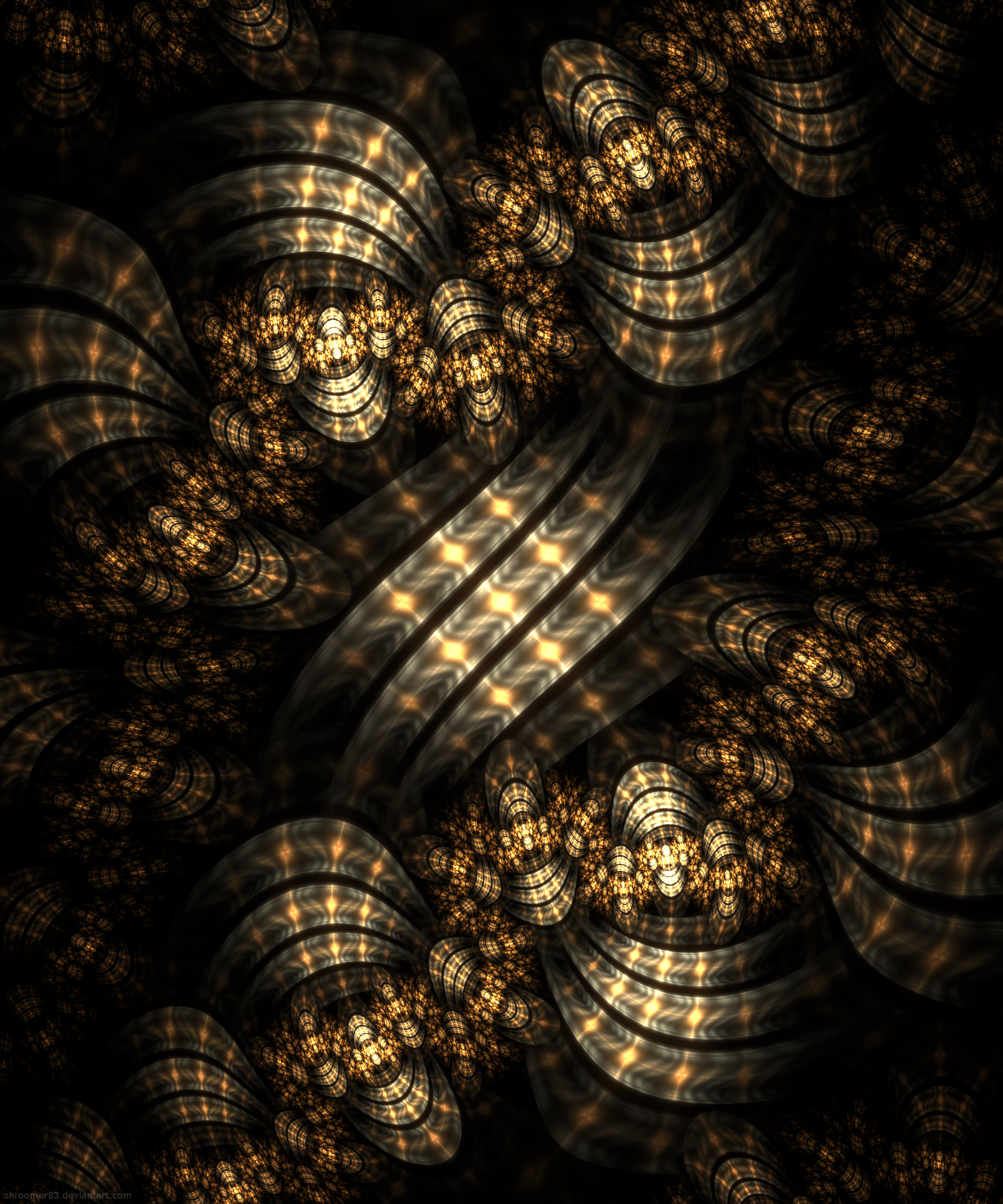 Lock Screen PC Wallpaper abstract, glare, pattern, fractal, confused, intricate