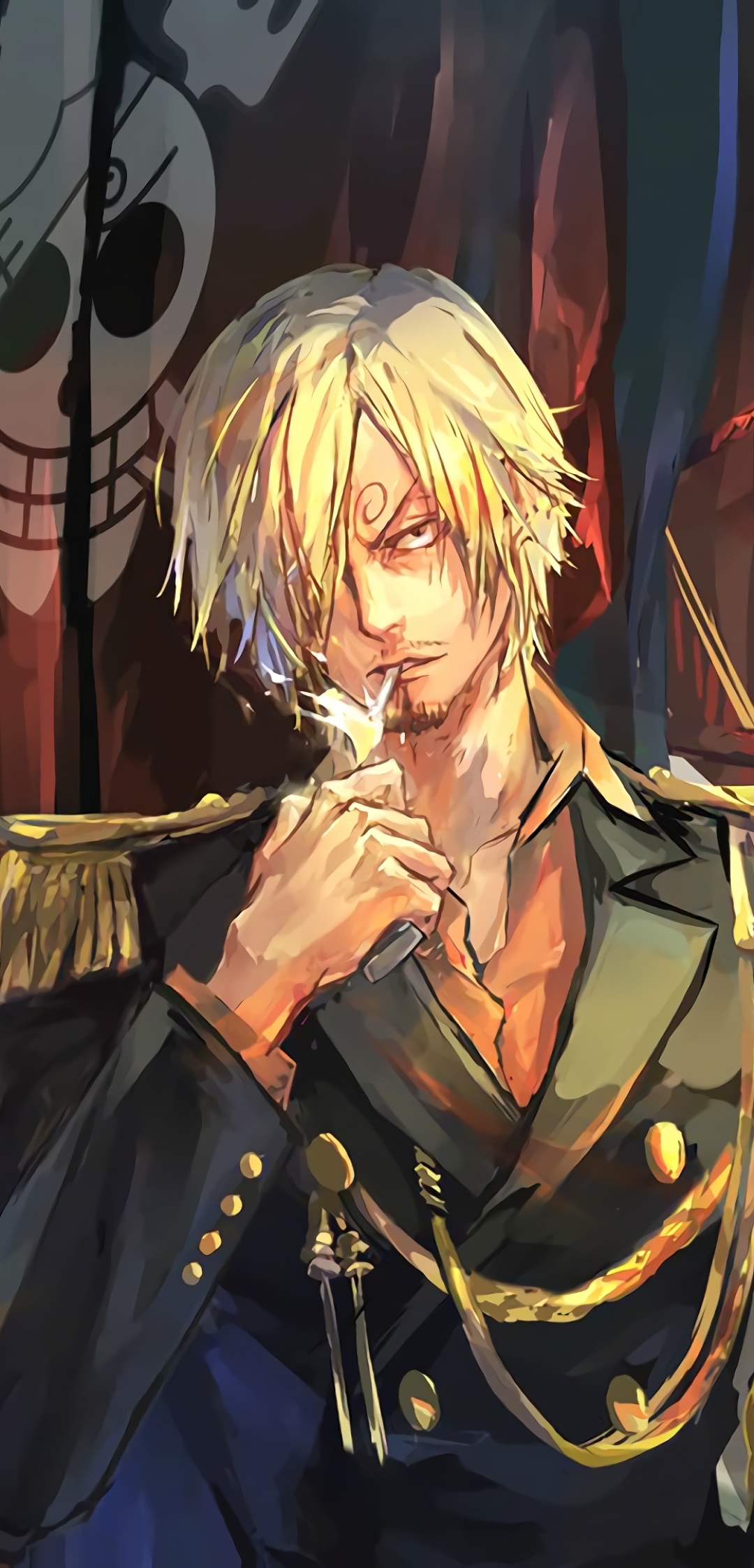 Download mobile wallpaper Anime, Blonde, One Piece, Sanji (One Piece), Smoking for free.