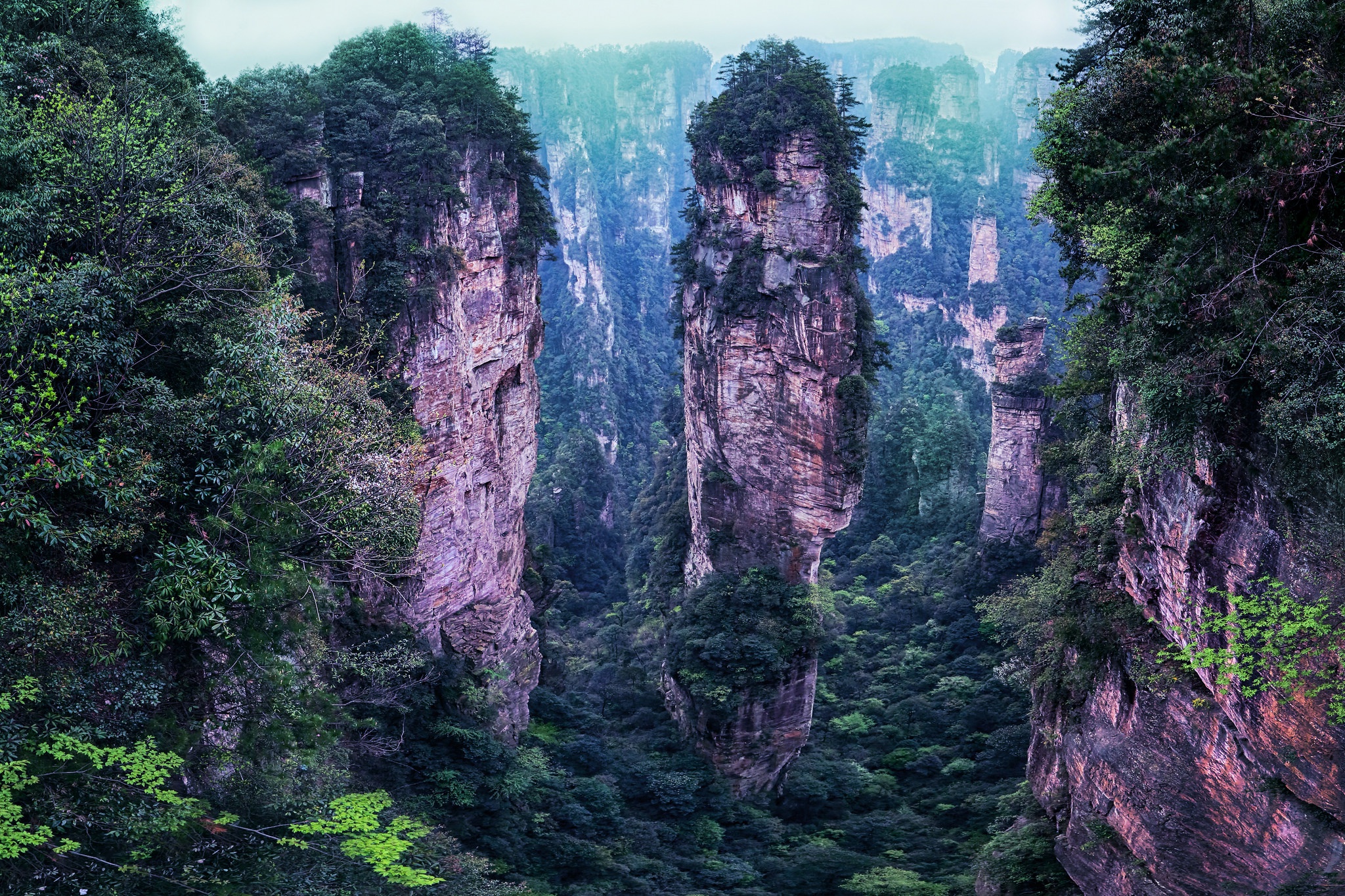 Handy-Wallpaper Natur, Klippe, China, Erde/natur kostenlos herunterladen.