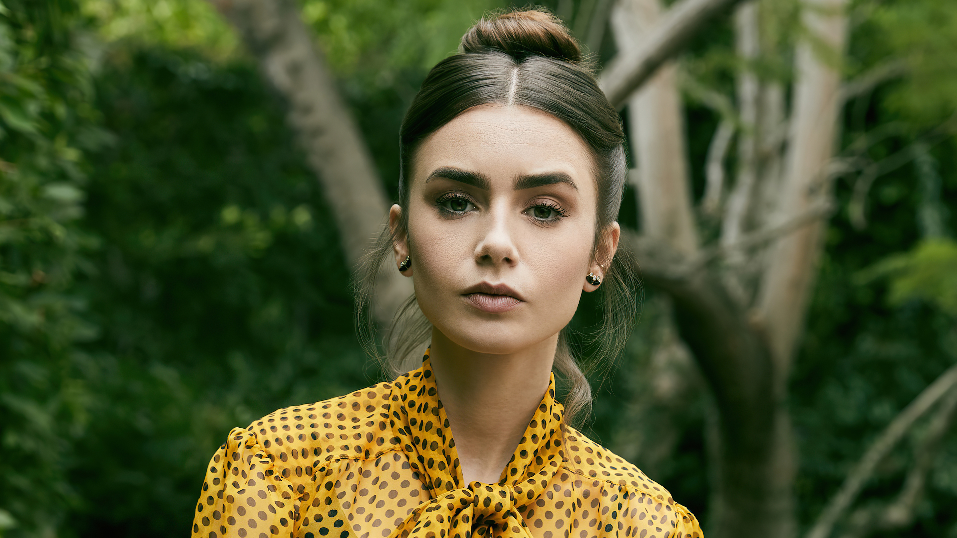 Descarga gratis la imagen Morena, Inglés, Celebridades, Actriz, Lily Collins en el escritorio de tu PC