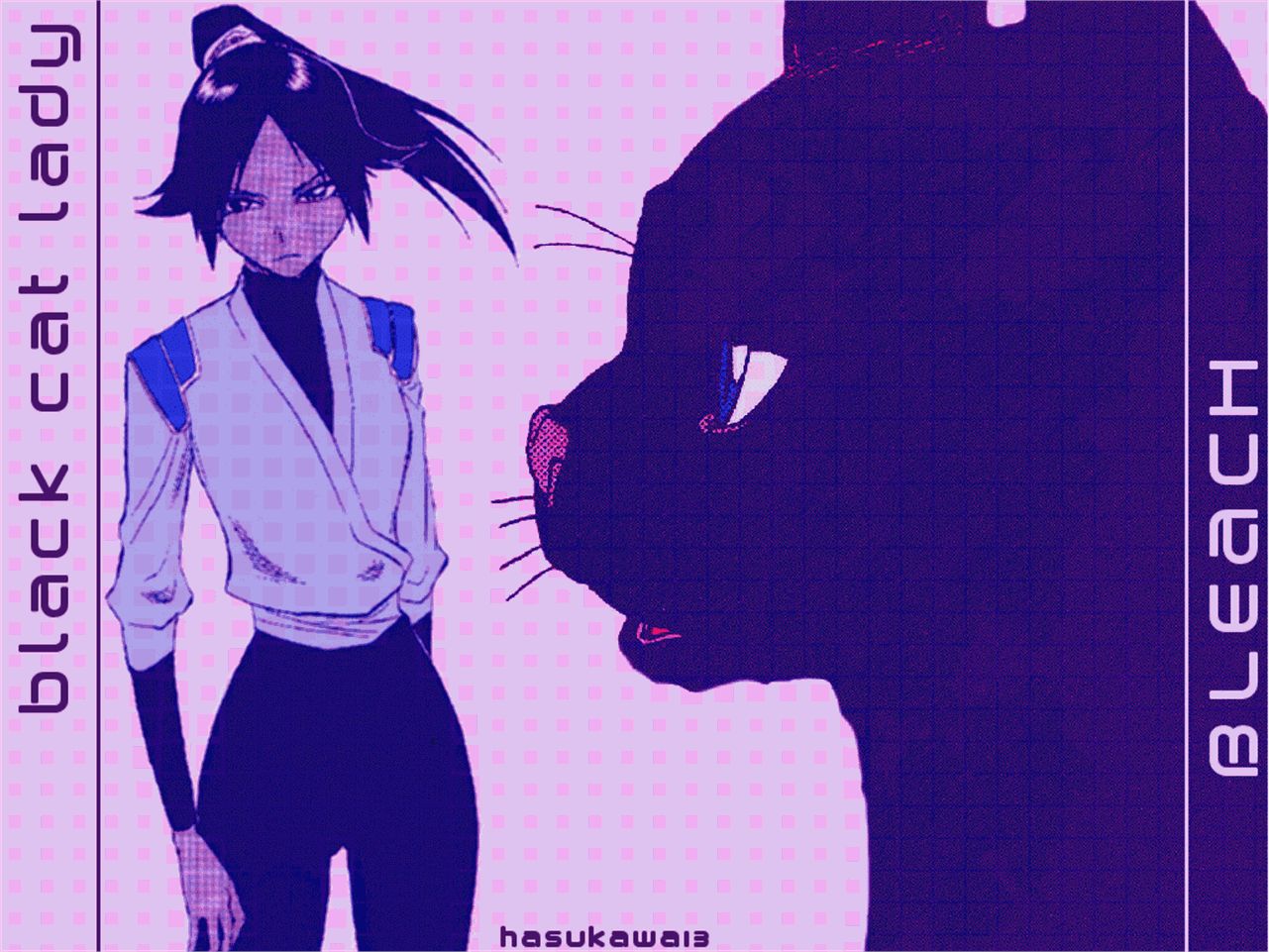 Handy-Wallpaper Bleach, Animes, Yoruichi Shihoin kostenlos herunterladen.