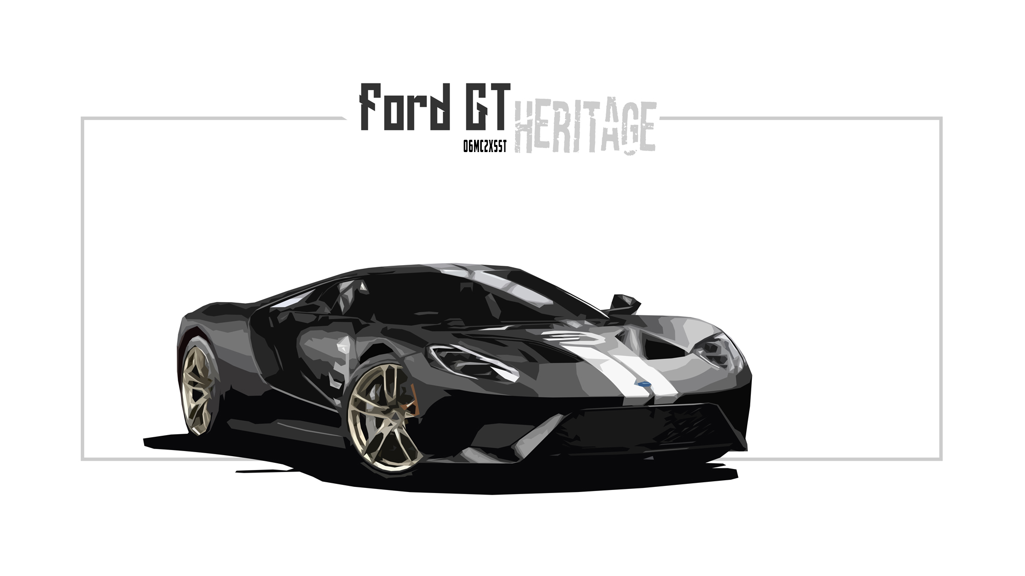 Free download wallpaper Ford, Car, Vehicles, Black & White on your PC desktop