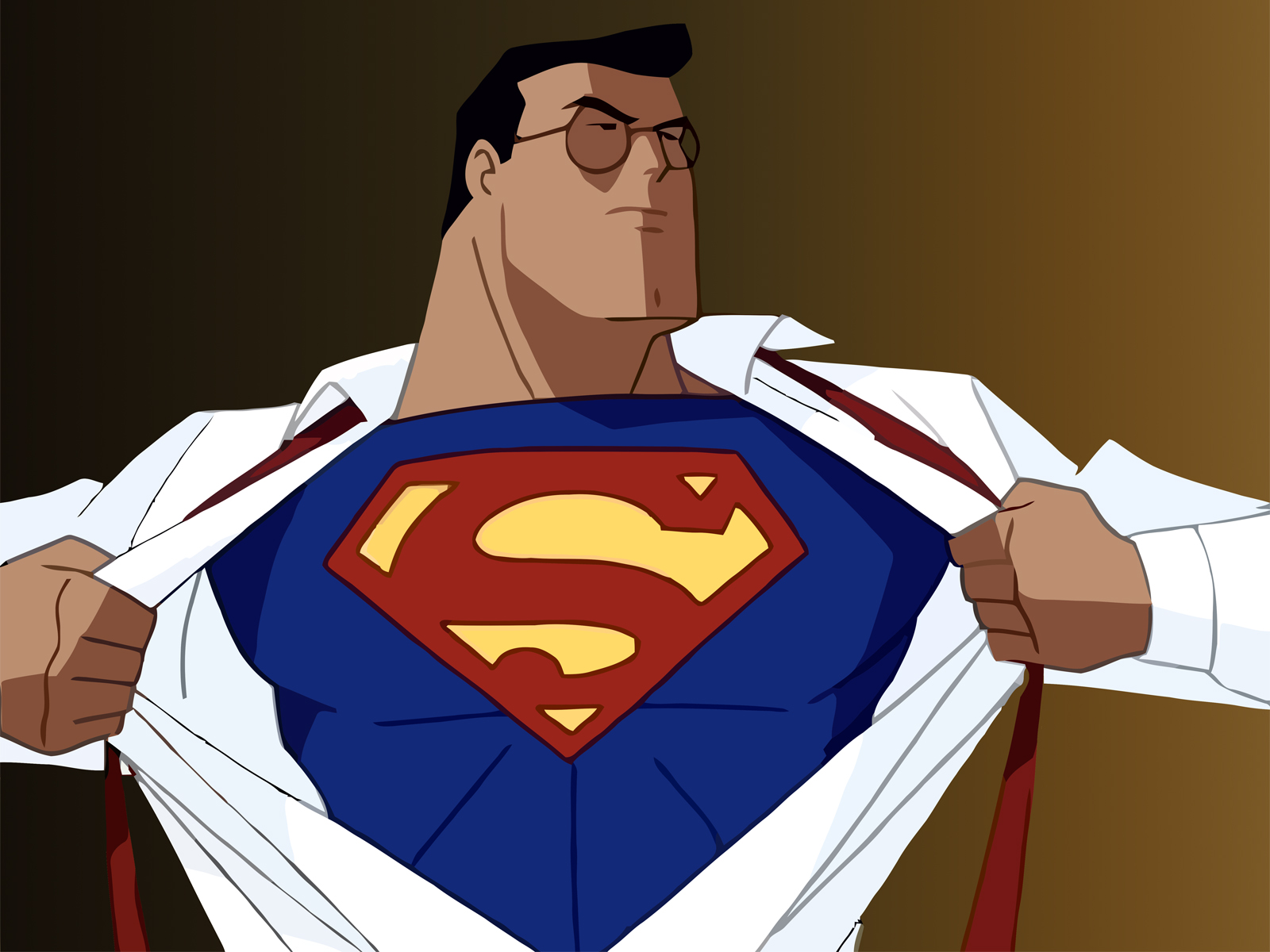 電話スクリーンに最適なスーパーマン: アニメシリーズの壁紙