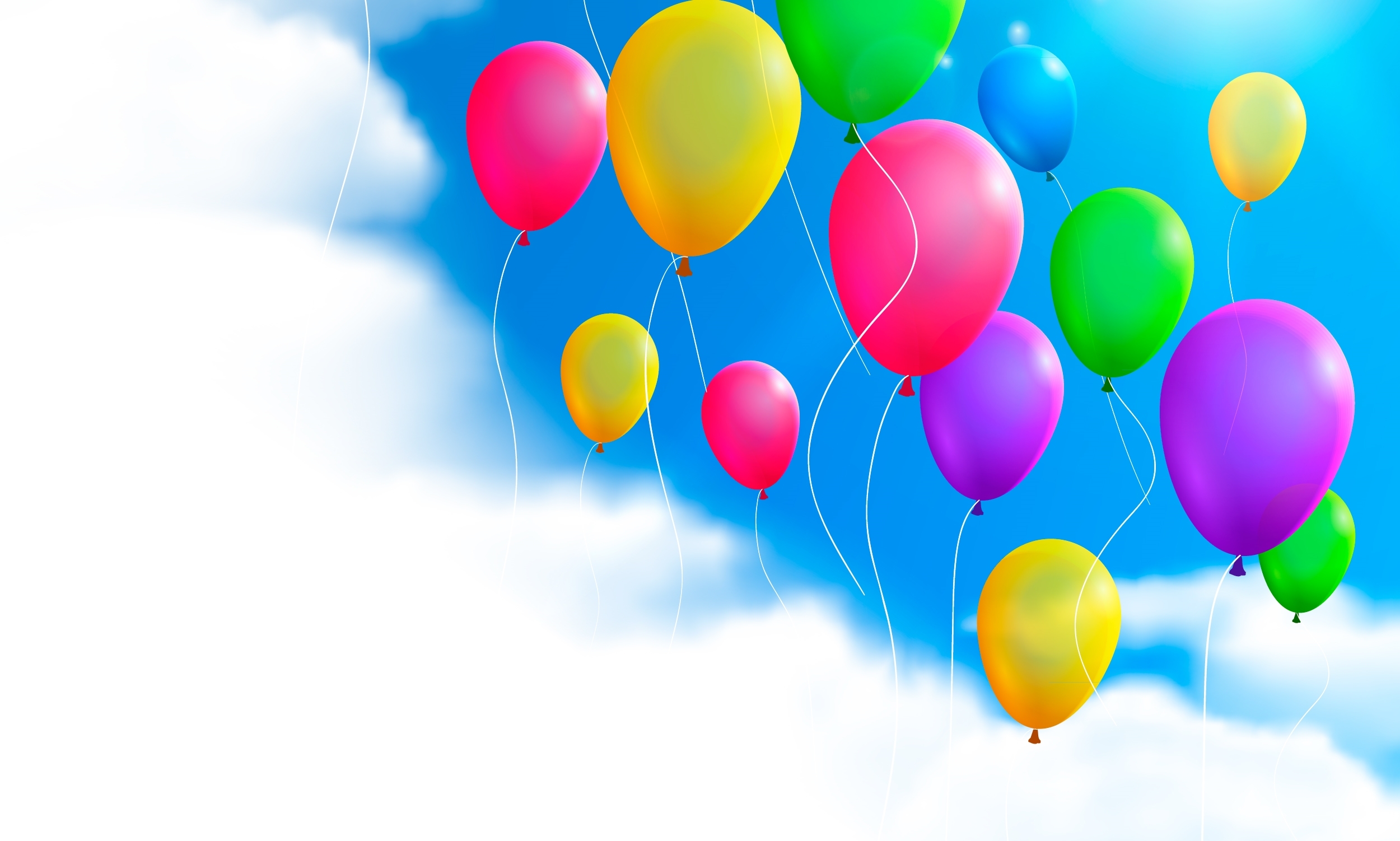 Free download wallpaper Sky, Colors, Balloon, Colorful, Artistic, Cloud on your PC desktop