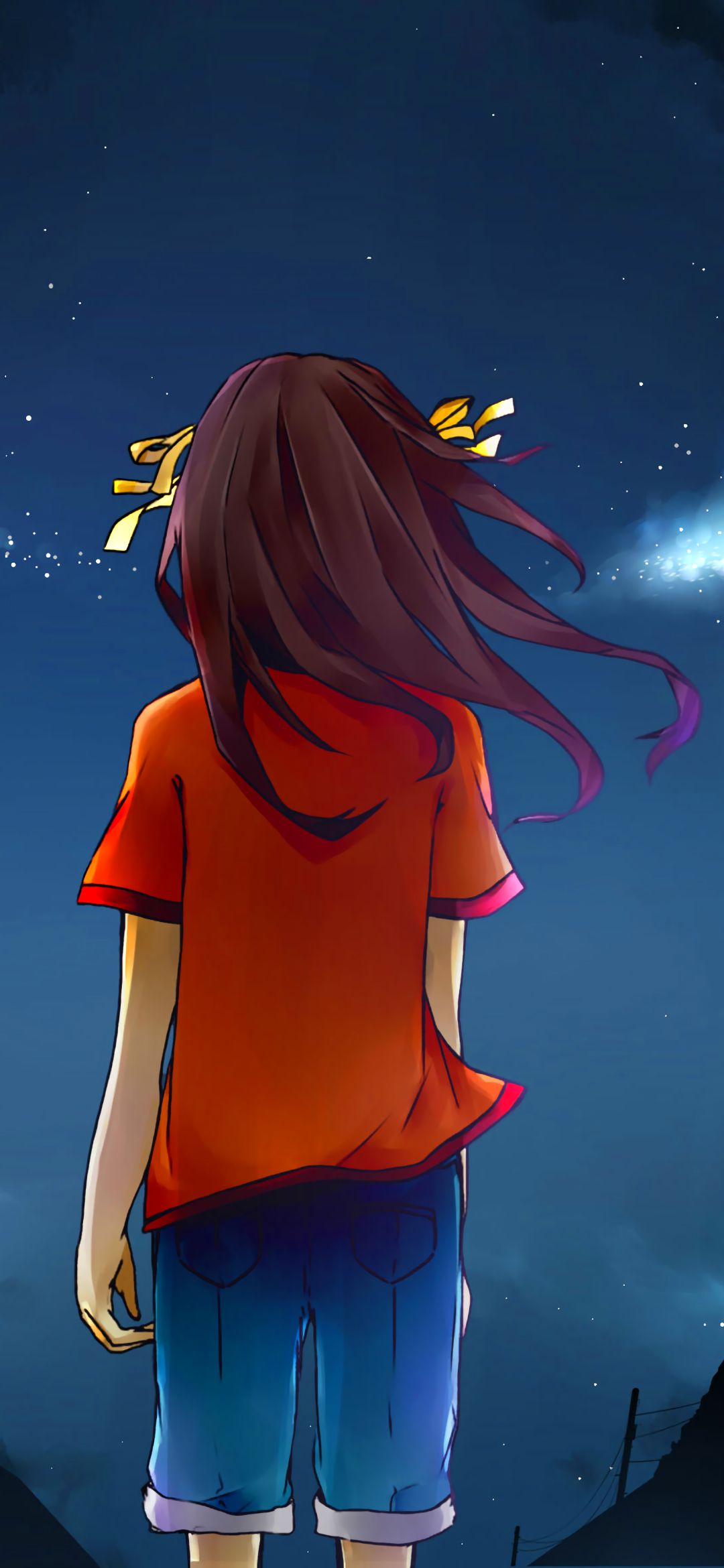 Download mobile wallpaper Anime, Night, Haruhi Suzumiya, The Melancholy Of Haruhi Suzumiya for free.