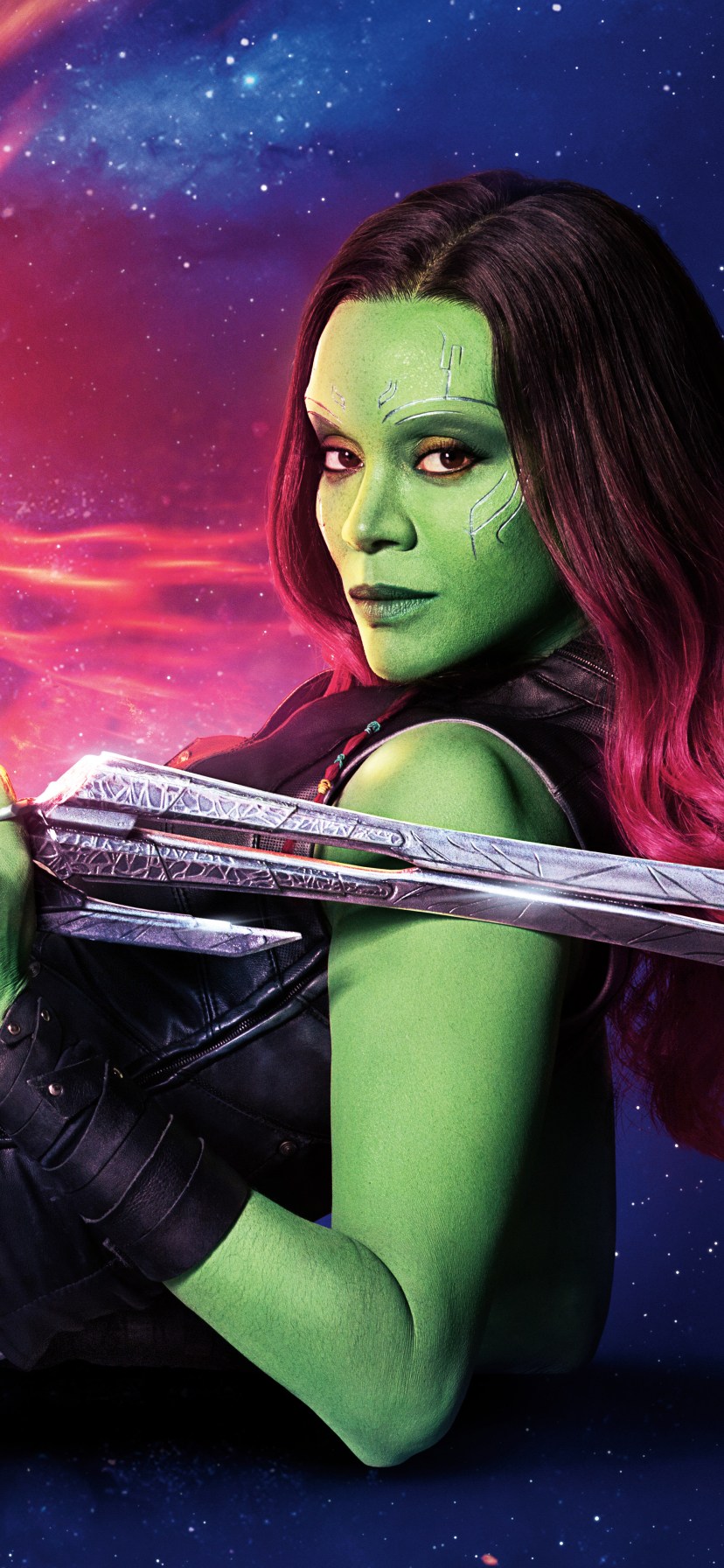 Descarga gratuita de fondo de pantalla para móvil de Películas, Zoe Saldaña, Gamora, Los Guardianes De La Galáxia Vol 2.