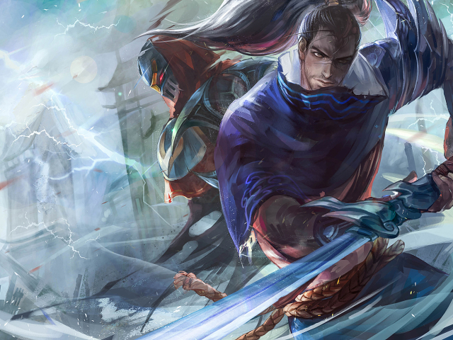 Download mobile wallpaper League Of Legends, Video Game, Yasuo (League Of Legends), Zed (League Of Legends) for free.