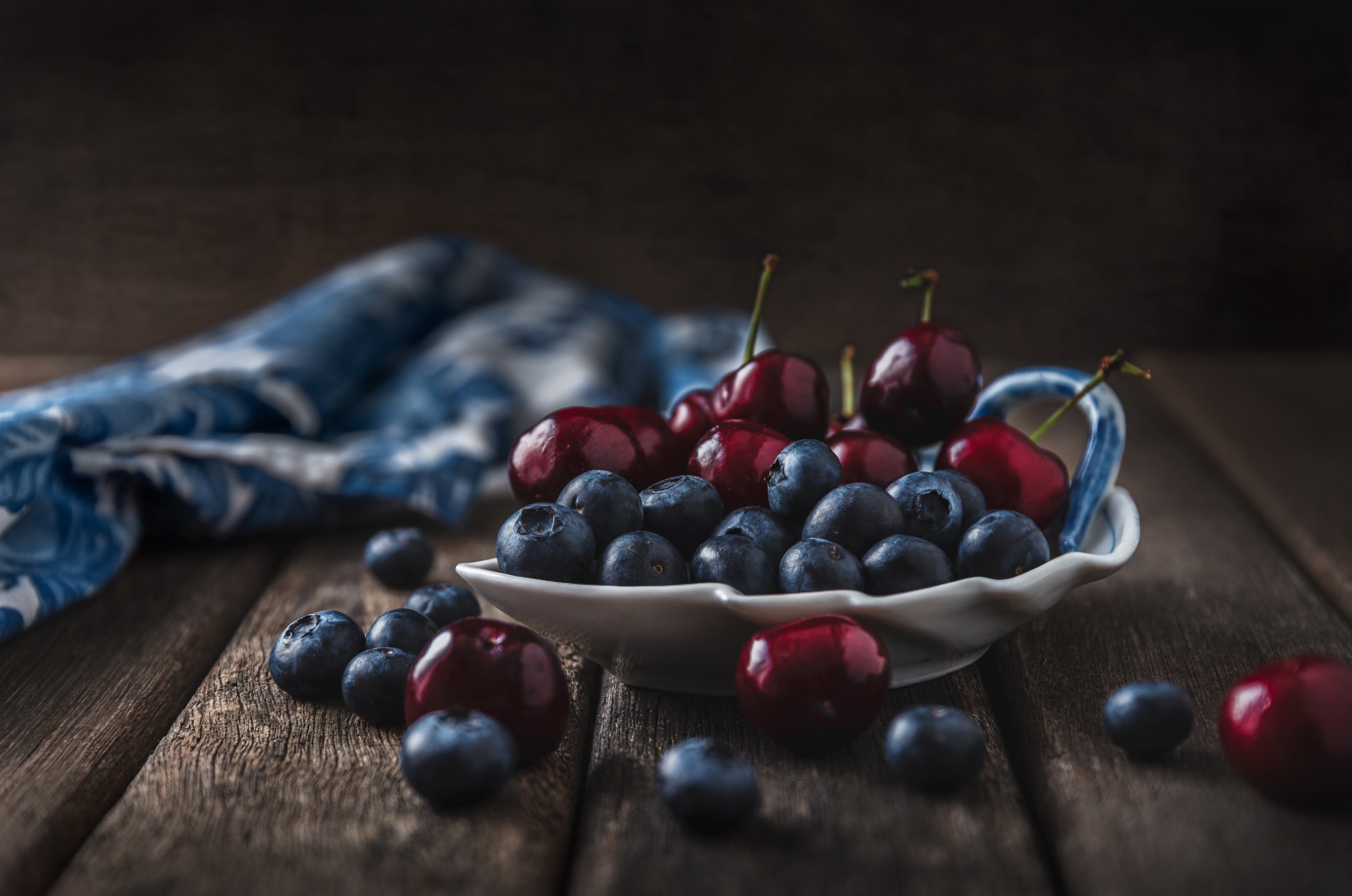 Free download wallpaper Fruits, Food, Cherry, Blueberry, Berry, Fruit on your PC desktop